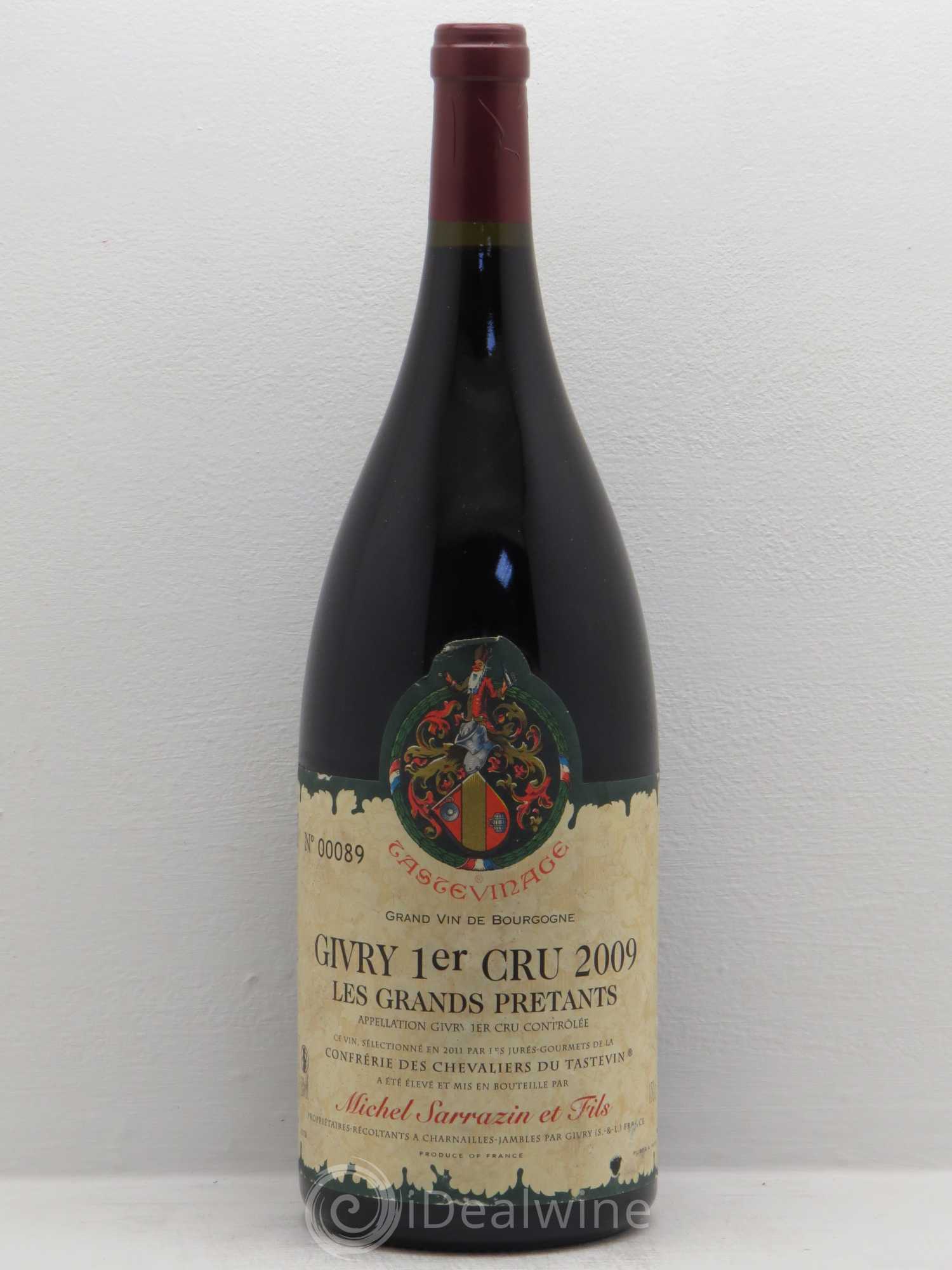 Givry Grands Pretants - Domaine Sarrazin 2009 - Posten von 1 Magnum - 0