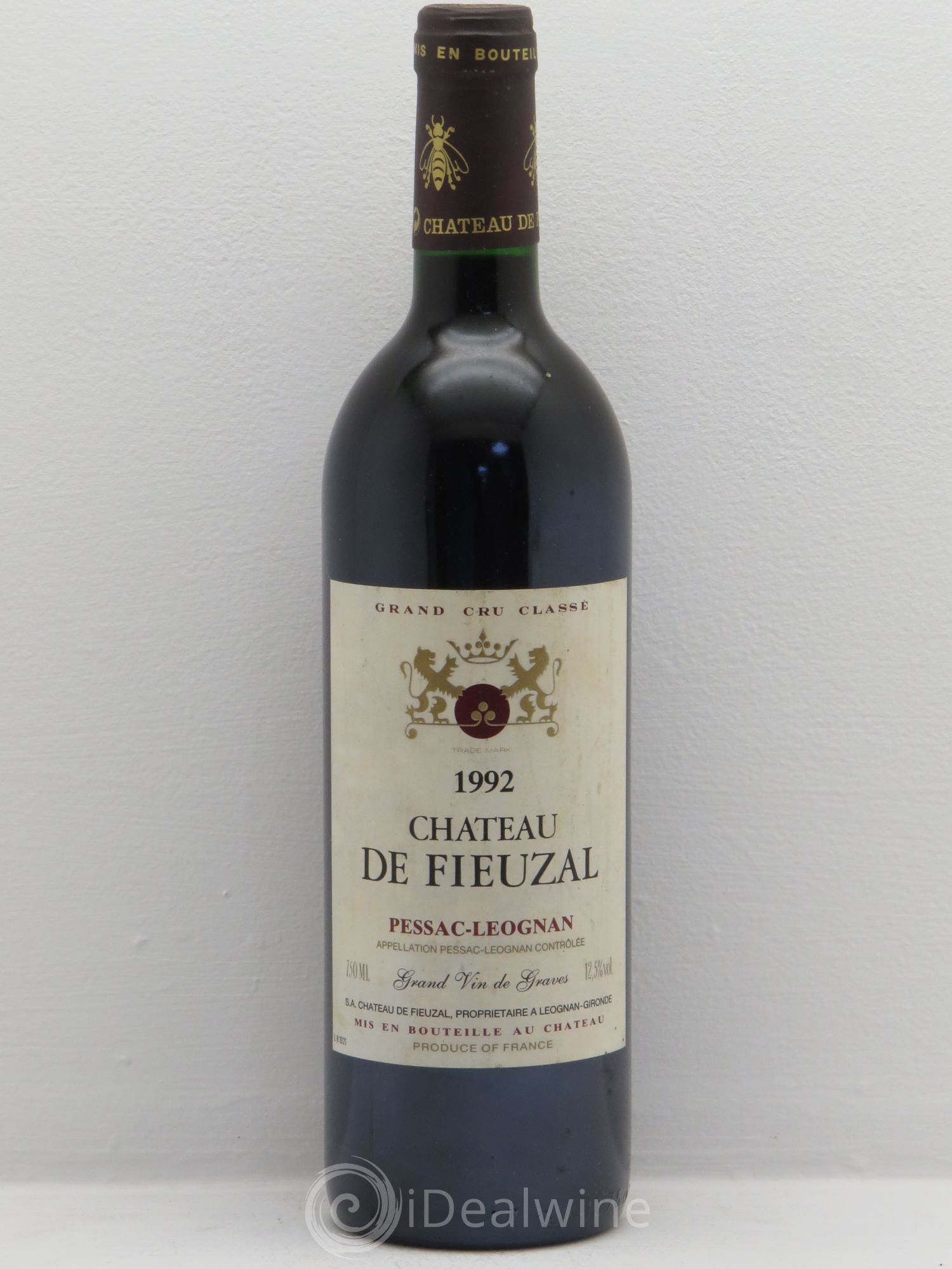 Château de Fieuzal Cru Classé de Graves 1992 - Lot de 1 bouteille - 0