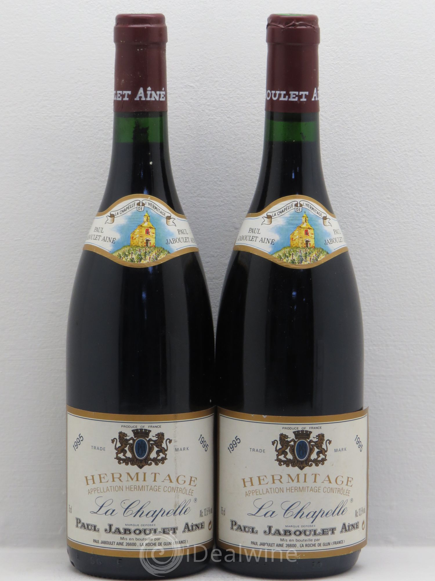 Hermitage La Chapelle Paul Jaboulet Ainé 1995 - Lot de 2 bouteilles - 0