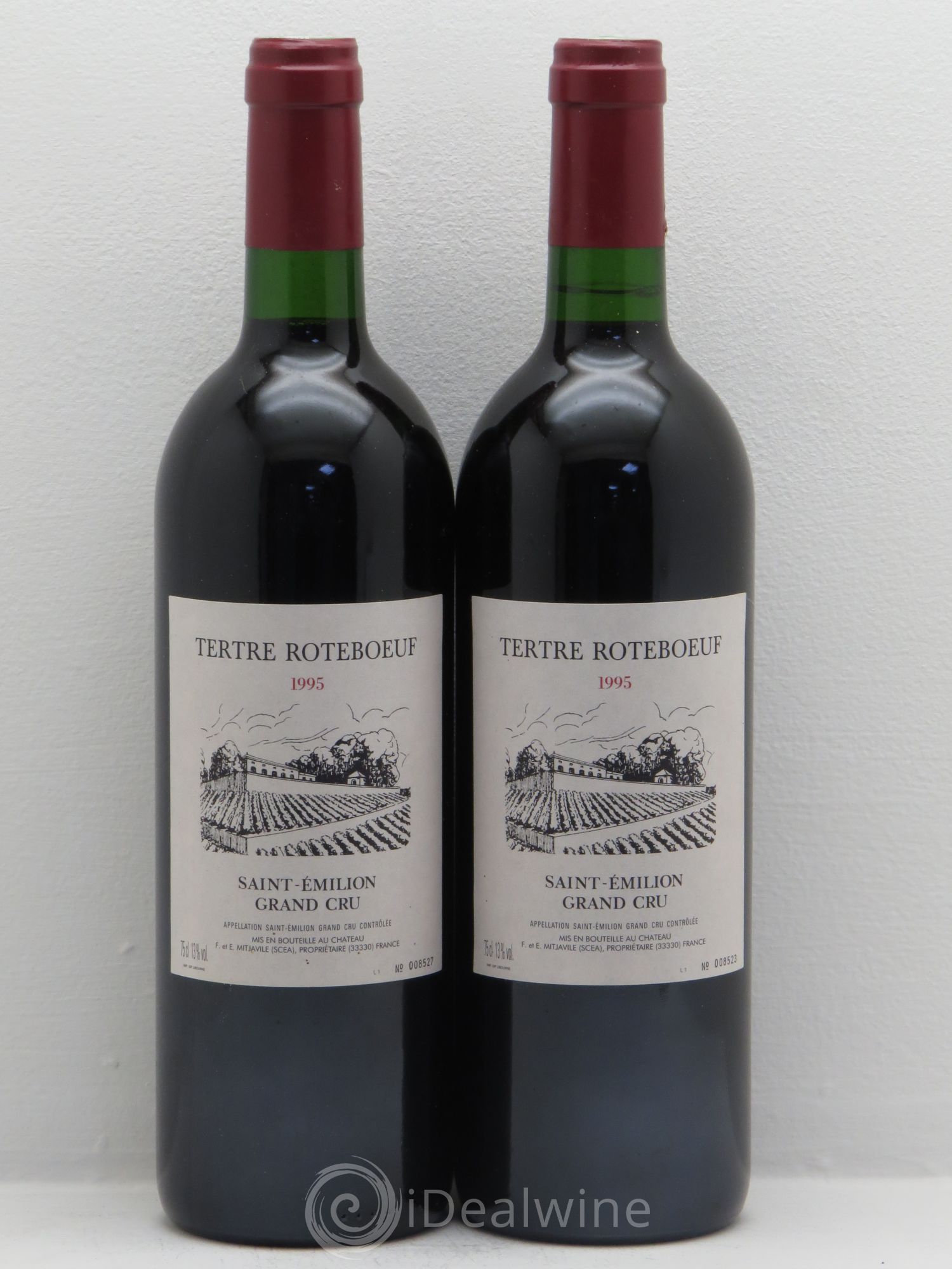 Château Tertre Roteboeuf 1995 - Posten von 2 Flaschen - 0