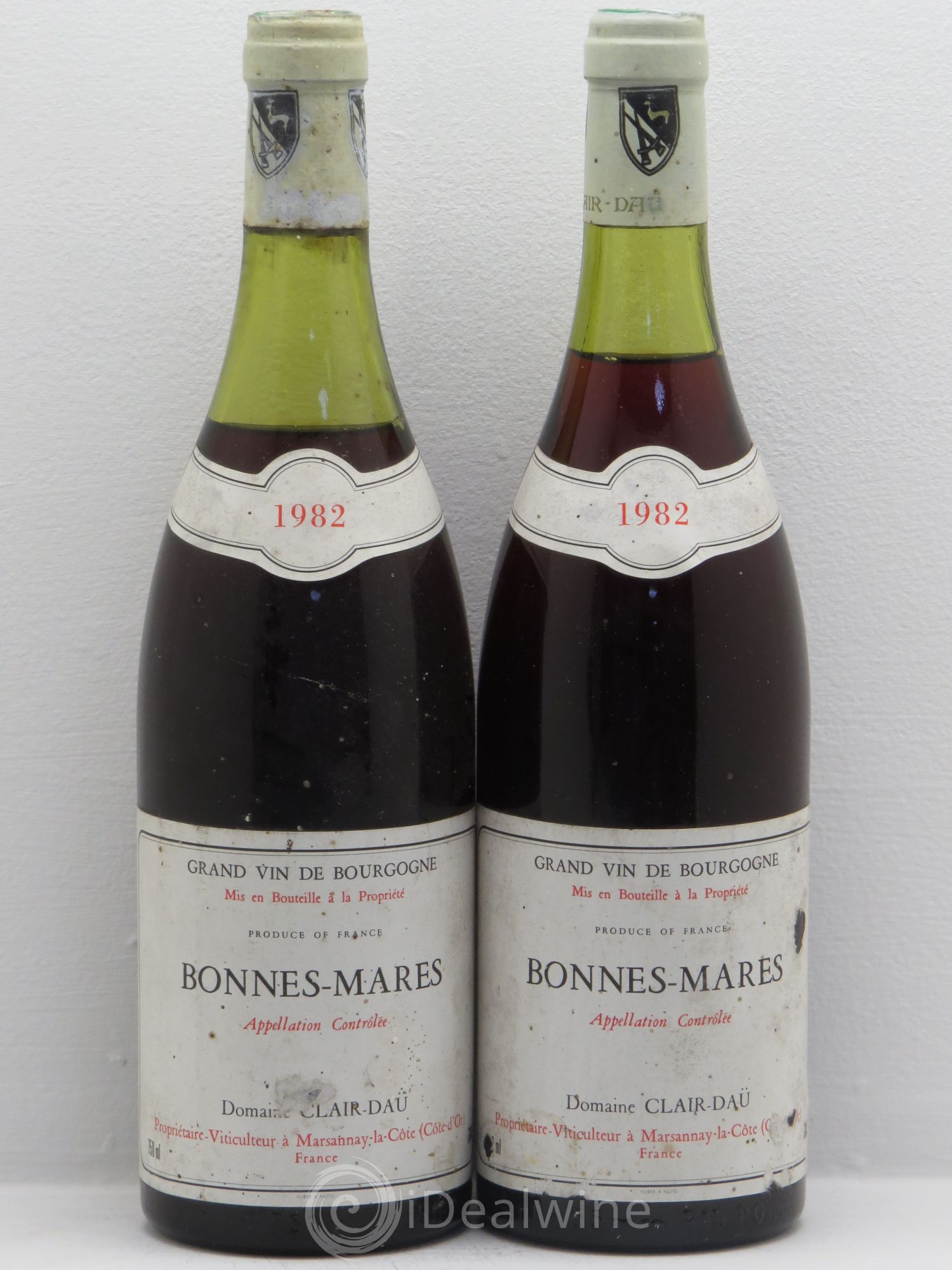 Bonnes-Mares Grand Cru Clair Daü 1982 - Lot de 2 bouteilles - 0