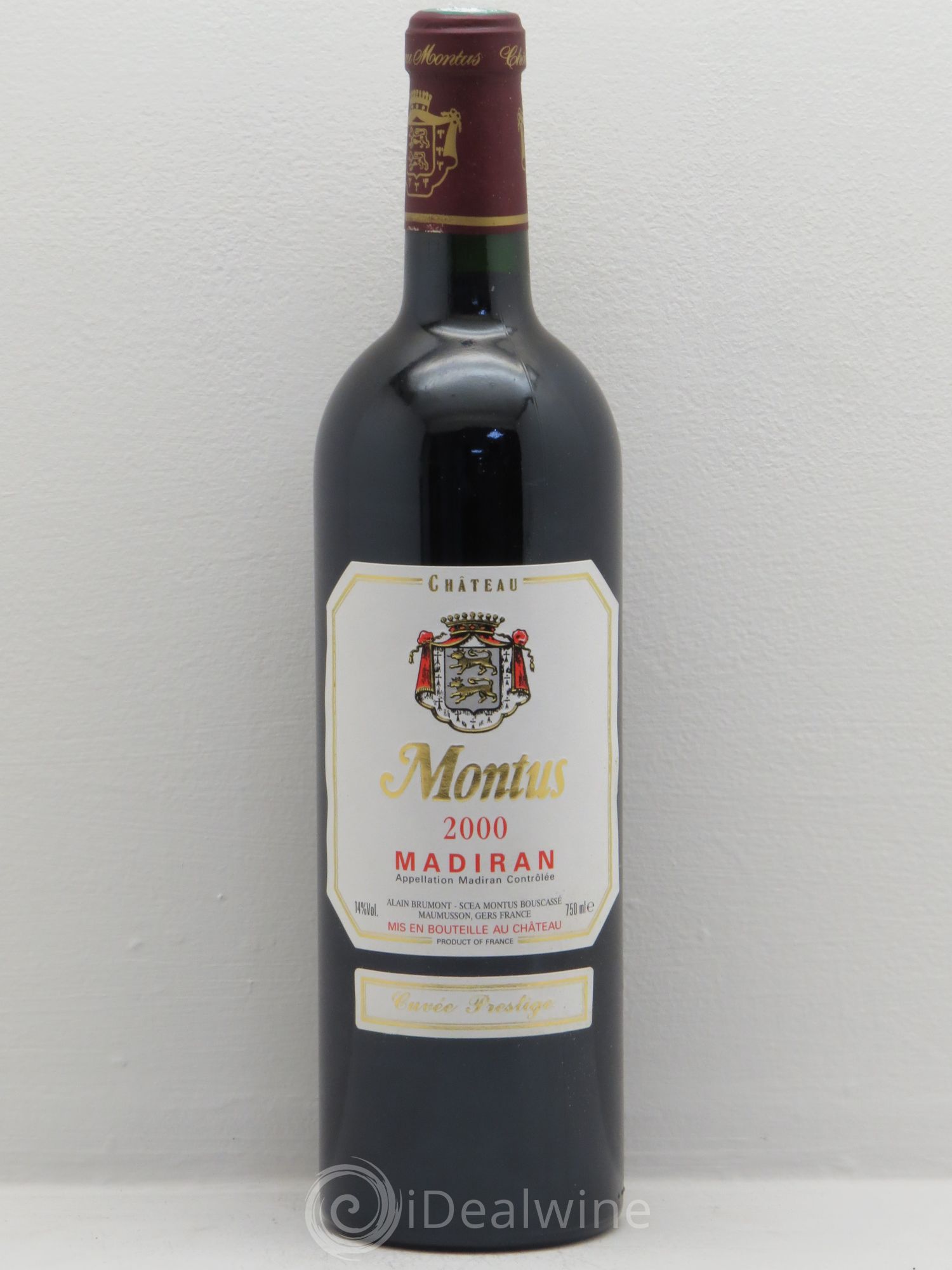 Madiran Château Montus-Prestige Alain Brumont 2000 - Lot de 6 bouteilles - 0