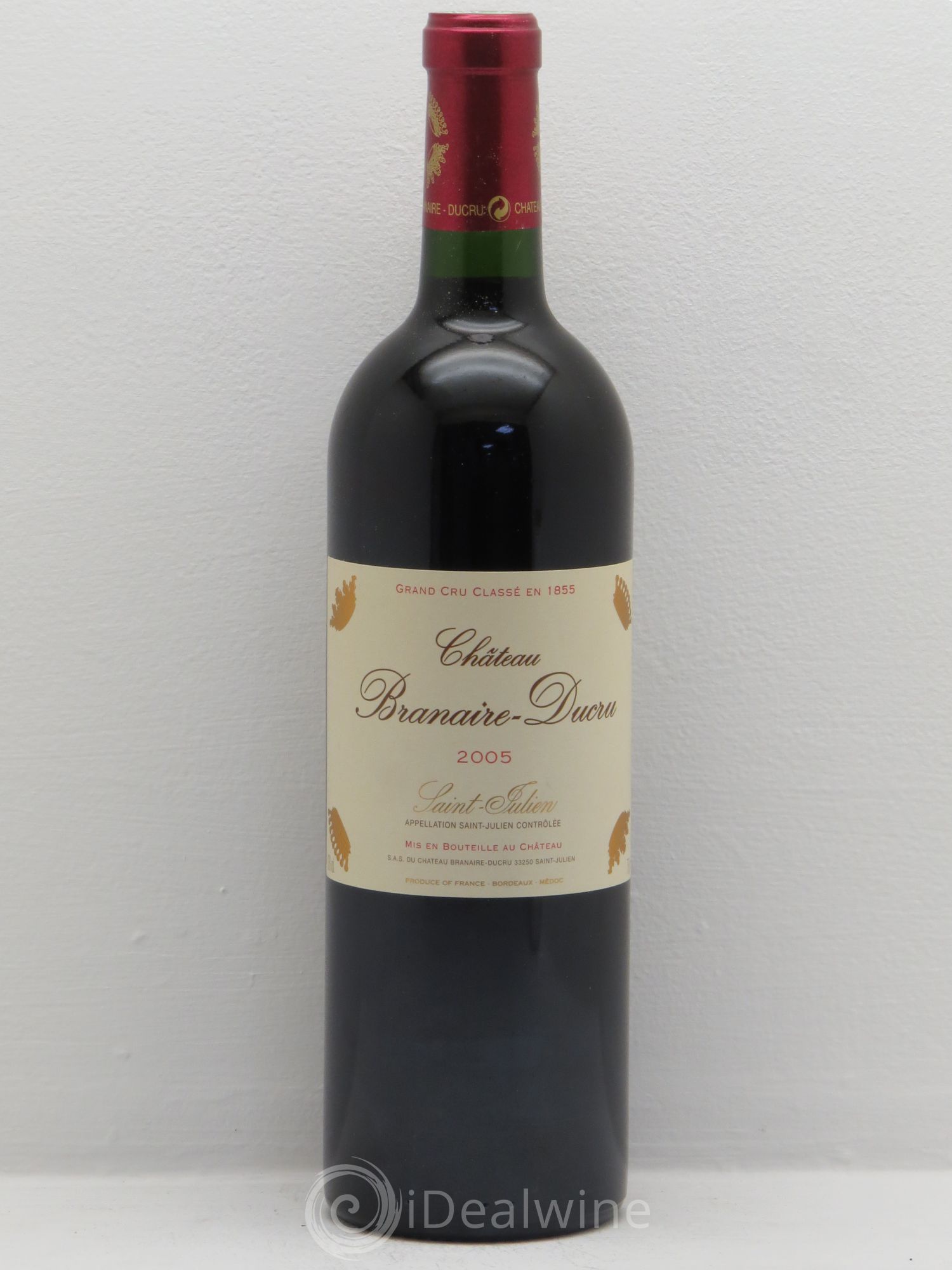 Château Branaire Ducru 4ème Grand Cru Classé 2005 - Lot de 1 bouteille - 0