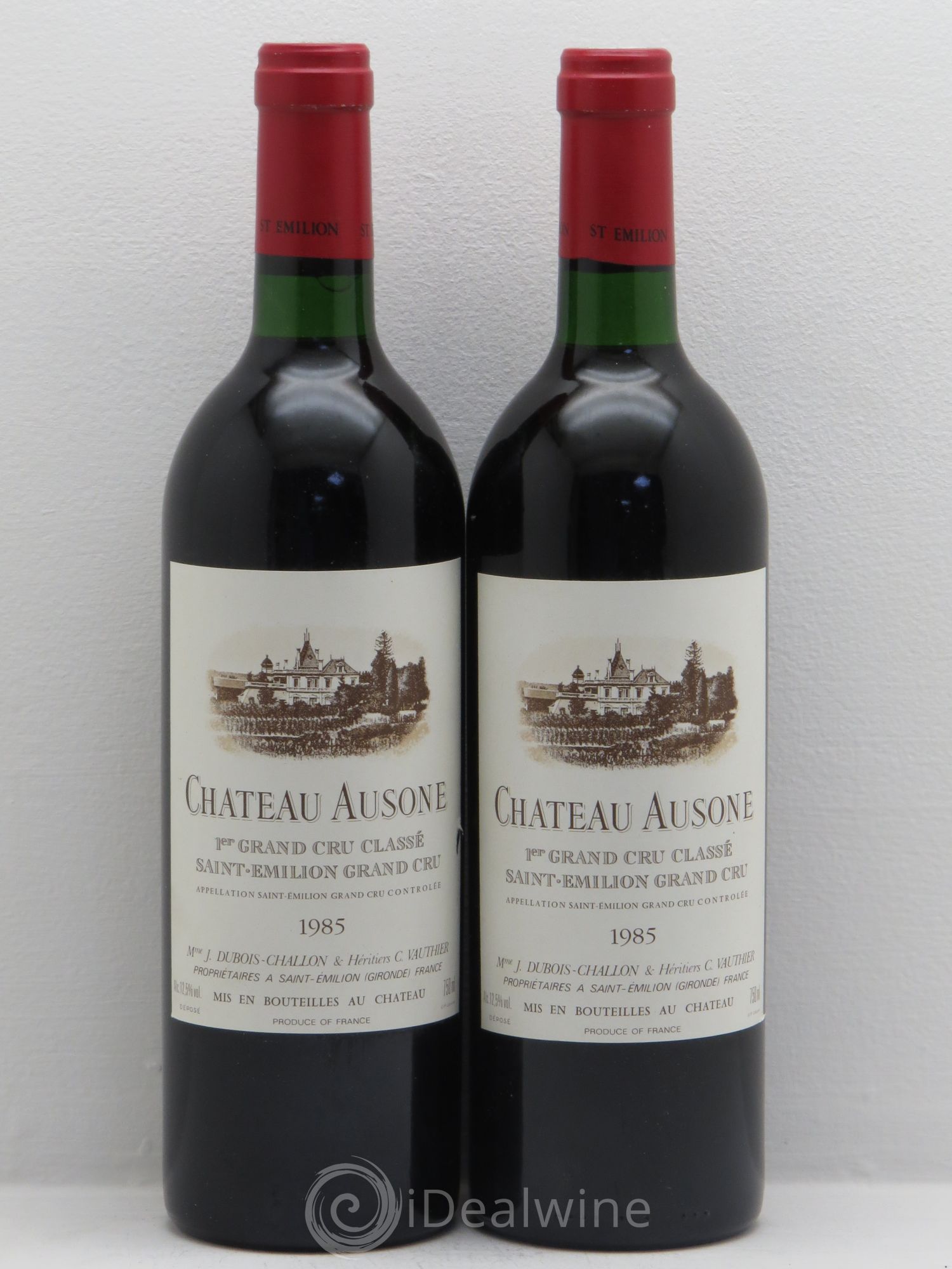 Château Ausone 1er Grand Cru Classé A 1985 - Lot de 2 bouteilles - 0