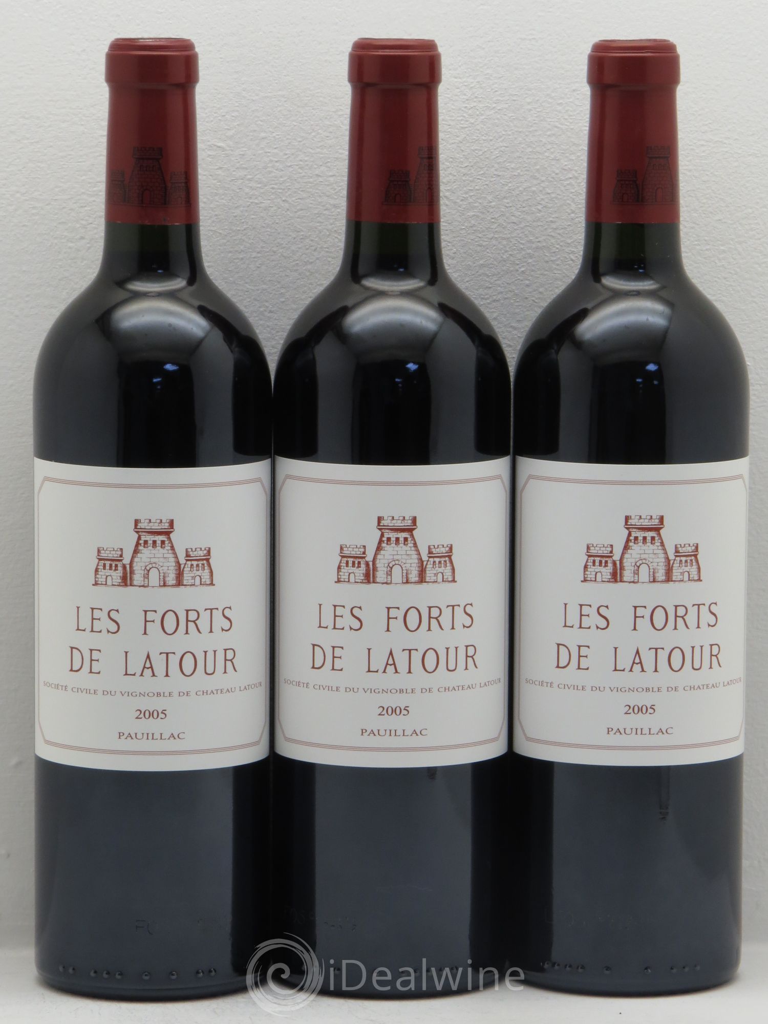 Les Forts de Latour Second Vin 2005 - Lot de 3 bouteilles - 0