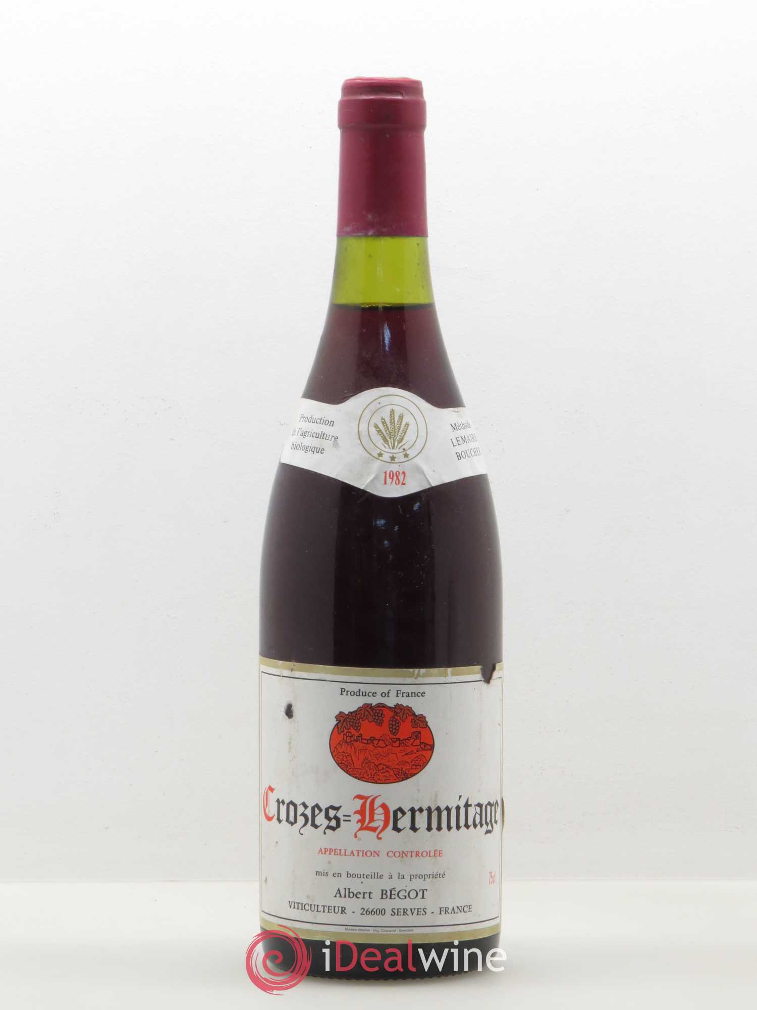 Crozes-Hermitage Albert Begot 1982 - Posten von 1 Flasche - 0