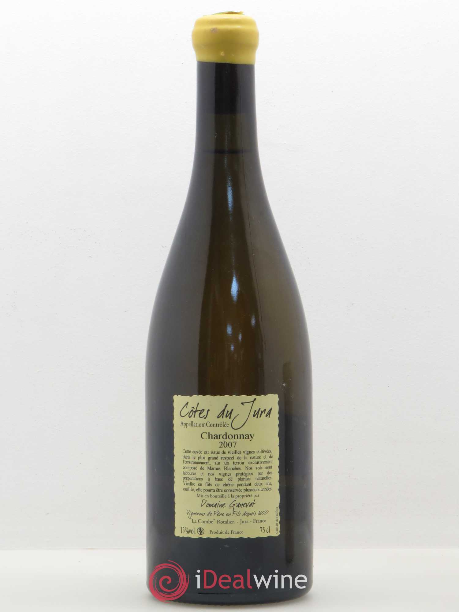 Côtes du Jura Les Grands Teppes Vieilles Vignes Jean-François Ganevat (Domaine) 2007 - Lot de 1 bouteille - 1