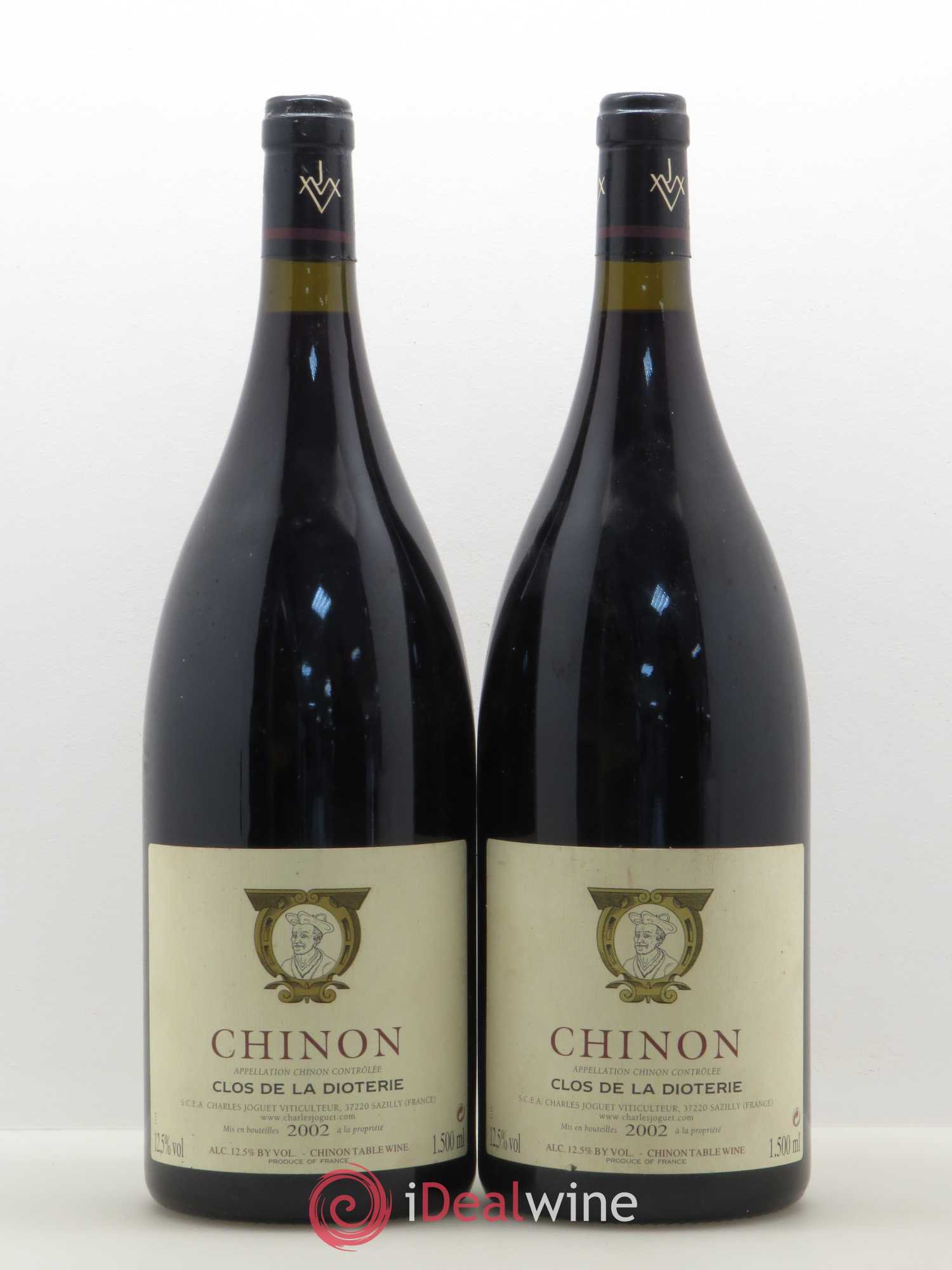 Chinon Clos de La Dioterie Charles Joguet 2002 - Lot de 2 magnums - 0