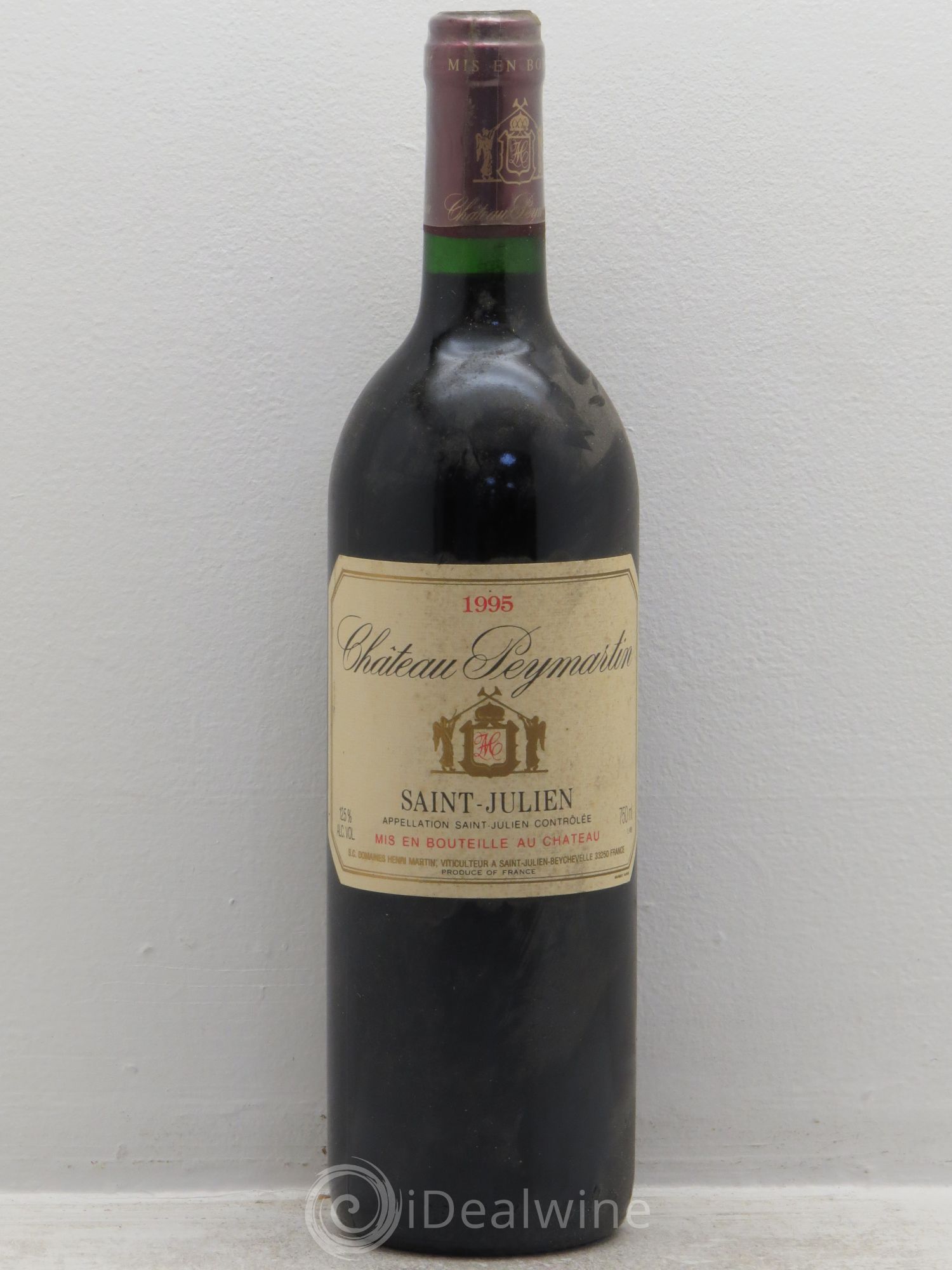 Saint-Julien Château Peymartin 1995 - Lot de 1 bouteille - 0
