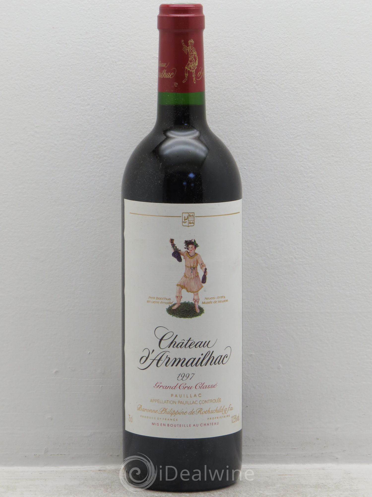Château d' Armailhac - Mouton Baron(ne) Philippe 5ème Grand Cru Classé 1997 - Lot de 1 bouteille - 0