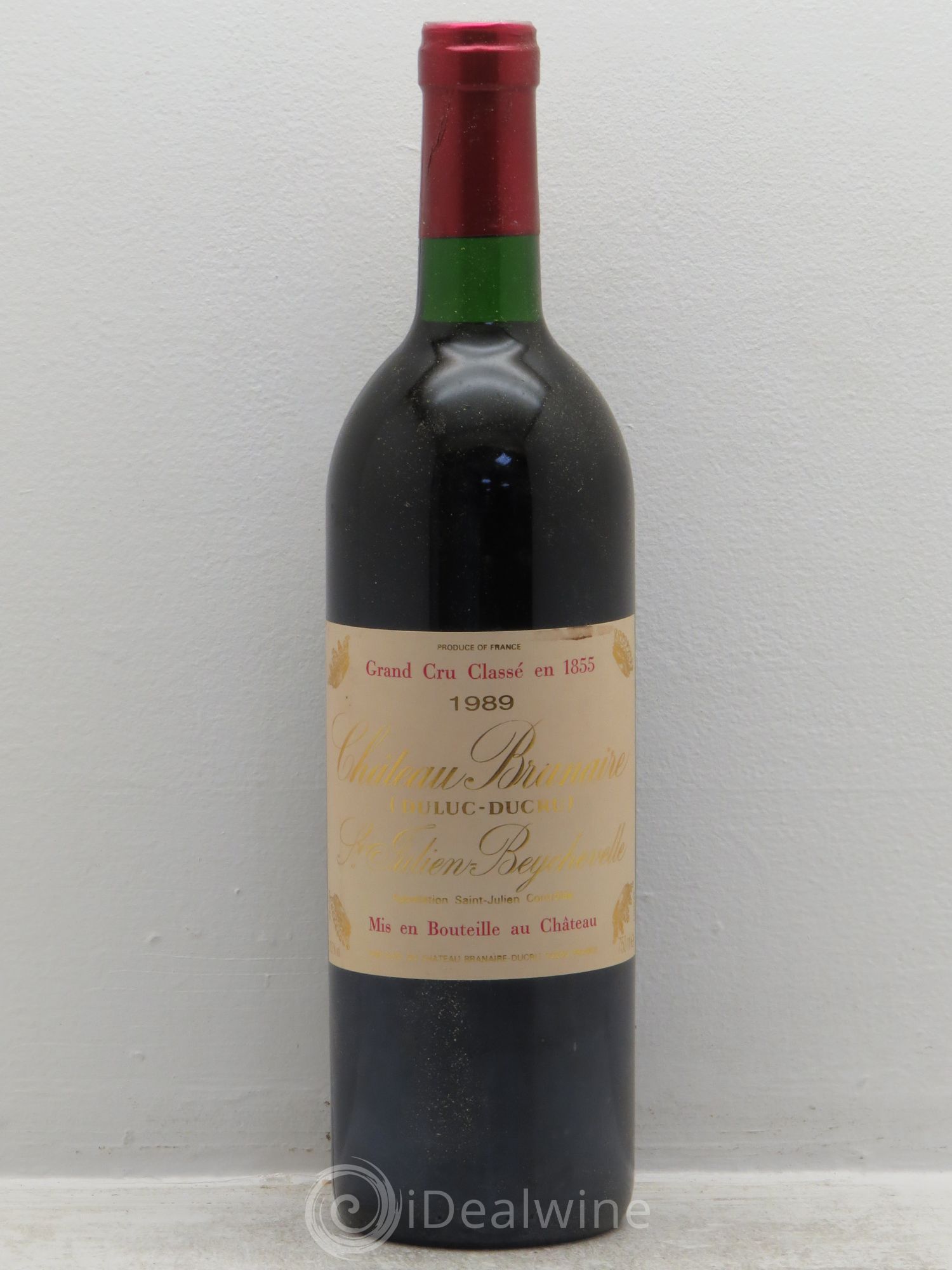 Château Branaire Ducru 4ème Grand Cru Classé 1989 - Lot de 6 bouteilles - 0