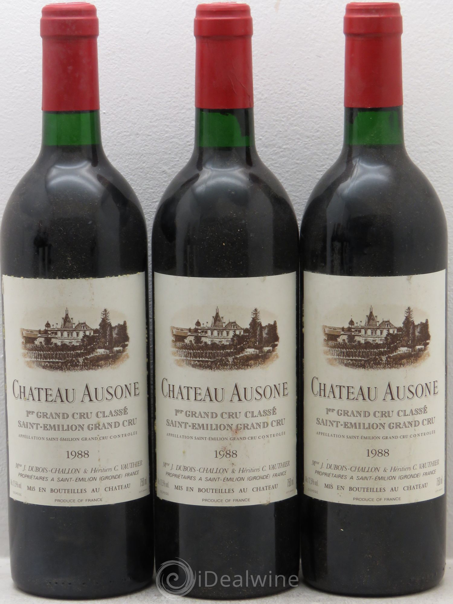 Château Ausone 1er Grand Cru Classé A 1988 - Lot de 6 bouteilles - 1