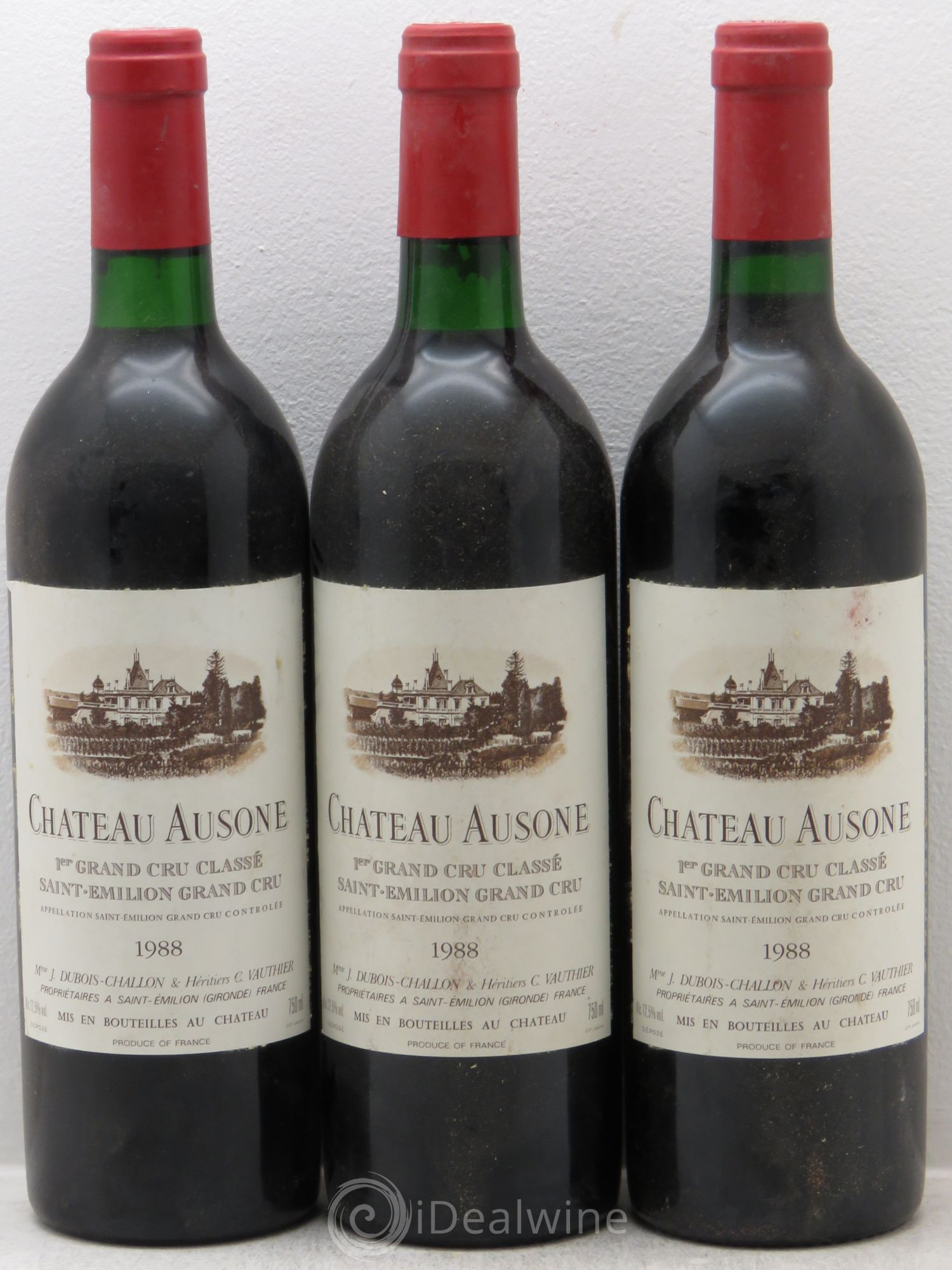 Château Ausone 1er Grand Cru Classé A 1988 - Lot de 6 bouteilles - 2