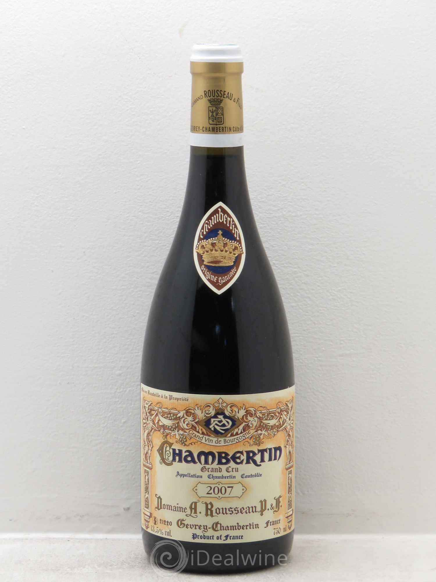 Chambertin Grand Cru Armand Rousseau (Domaine) 2007 - Lot de 1 bouteille - 0