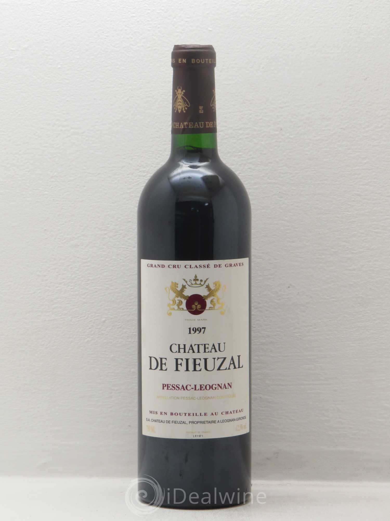 Château de Fieuzal Cru Classé de Graves 1997 - Lot de 1 bouteille - 0