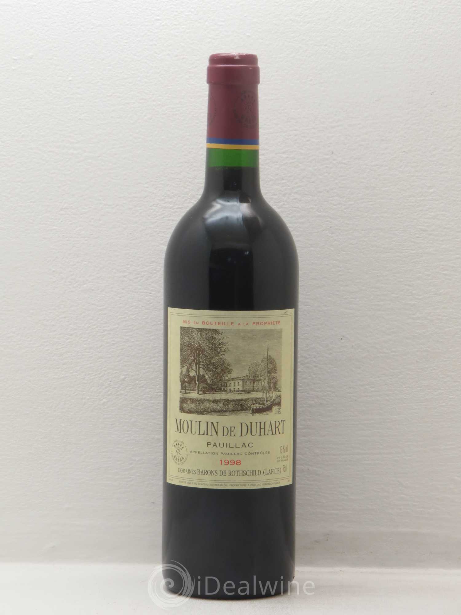 Moulin de Duhart Second Vin 1998 - Lot de 1 bouteille - 0