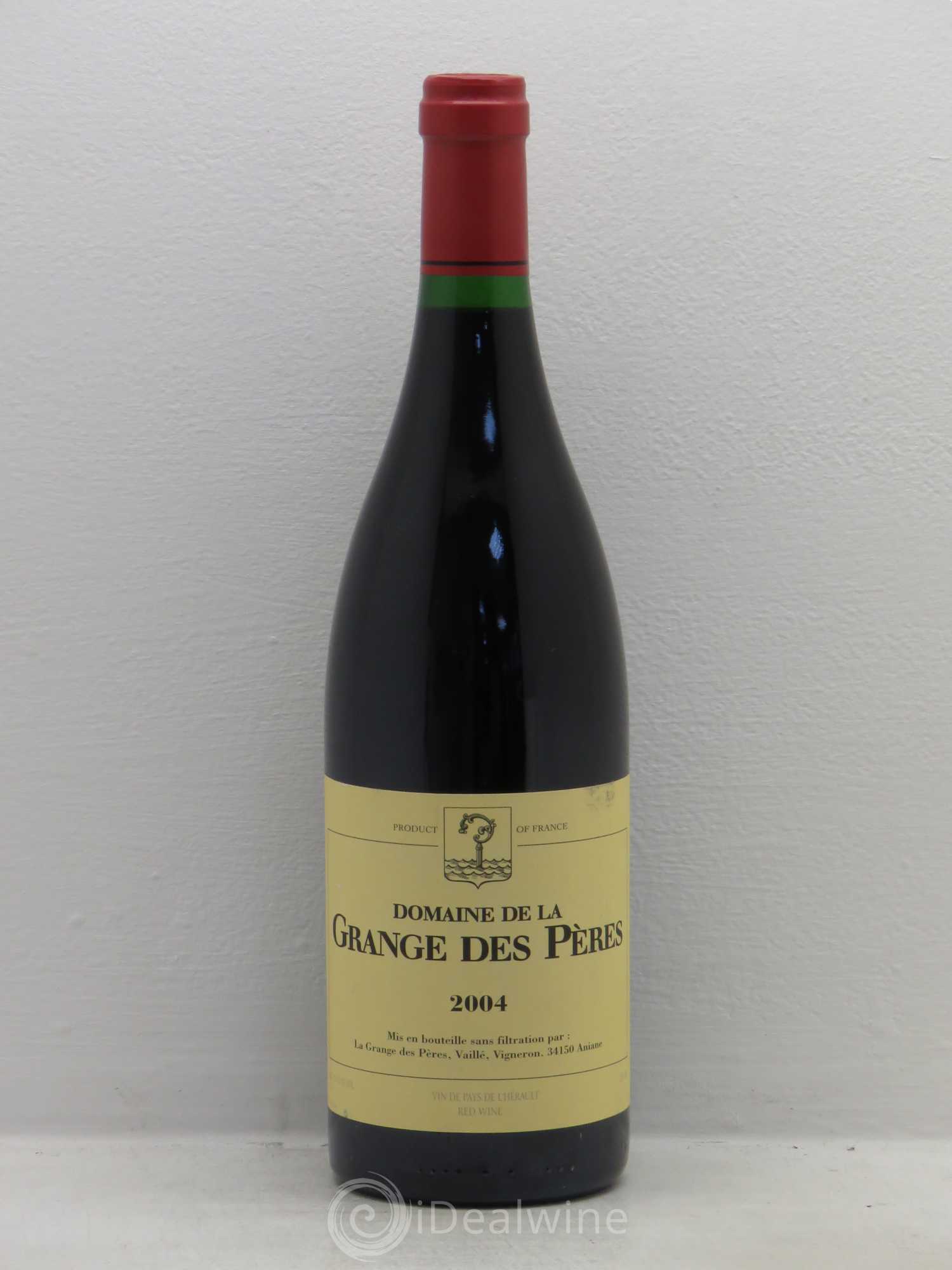 Pays d'Hérault Grange des Pères Laurent Vaillé 2004 - Lot de 1 bouteille - 0