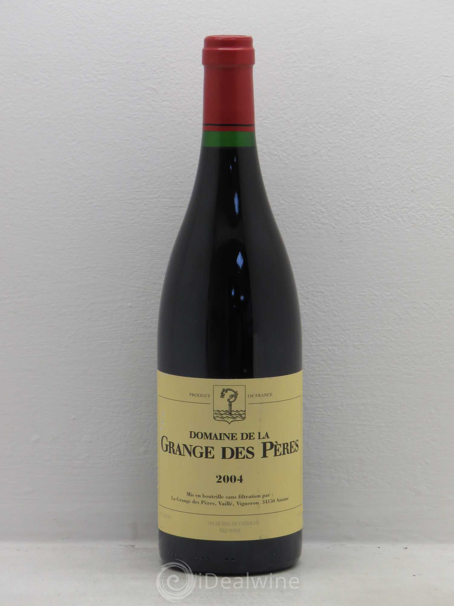 Pays d'Hérault Grange des Pères Laurent Vaillé 2004 - Lot de 1 bouteille - 0