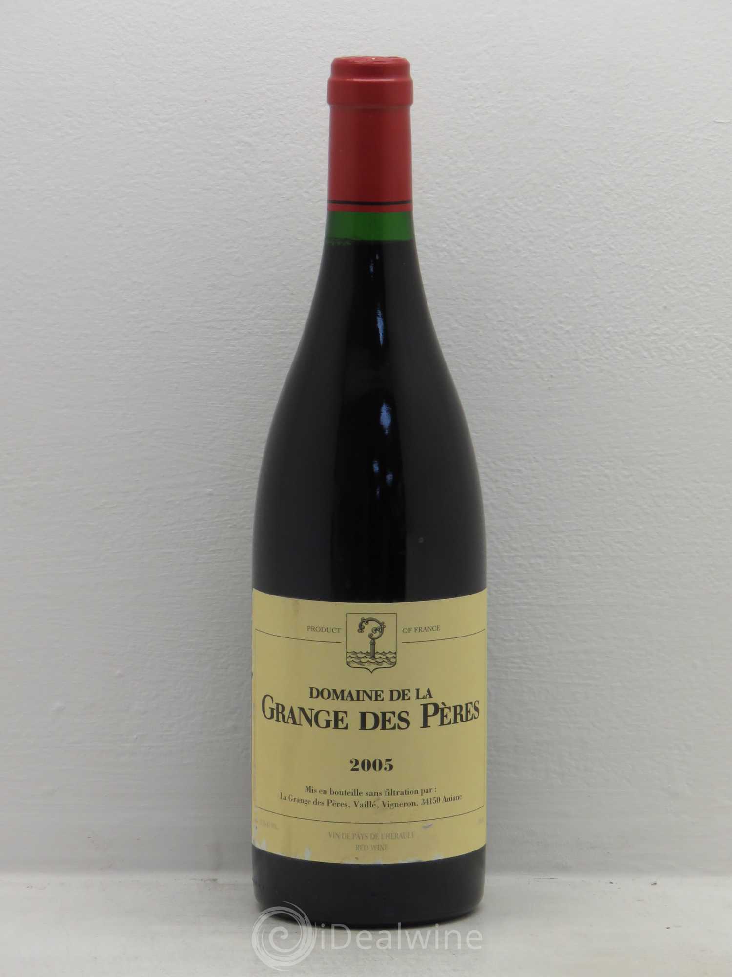 Pays d'Hérault Grange des Pères Laurent Vaillé 2005 - Lot de 1 bouteille - 0