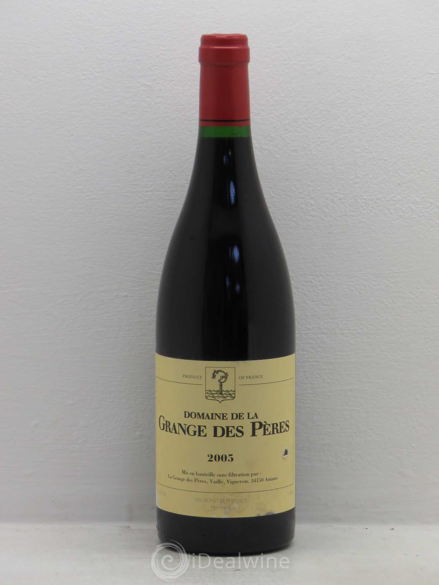 Pays d'Hérault Grange des Pères Laurent Vaillé 2005 - Lot de 1 bouteille - 0