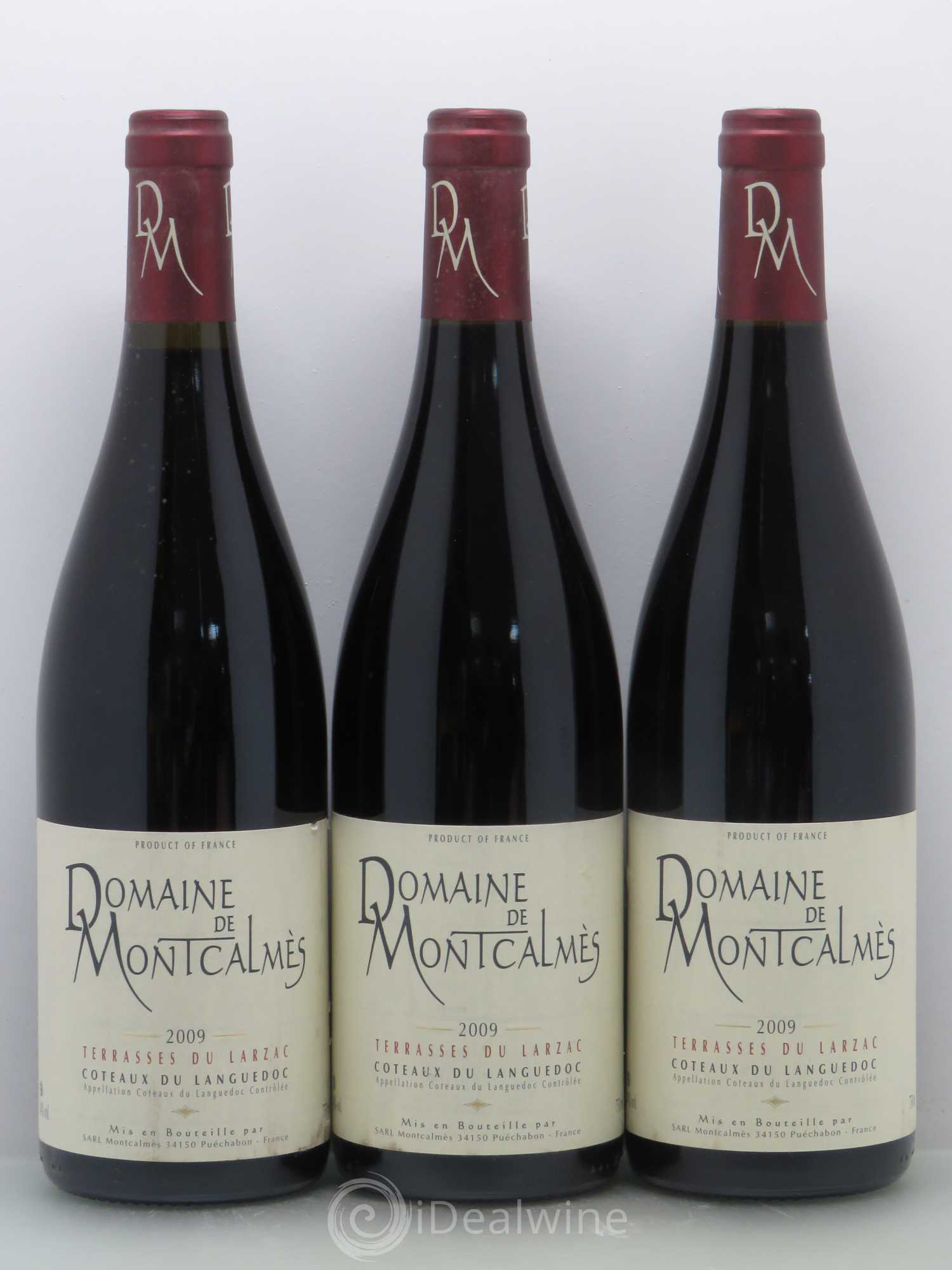 Terrasses du Larzac Domaine de Montcalmès Frédéric Pourtalié 2009 - Lot de 6 bouteilles - 2
