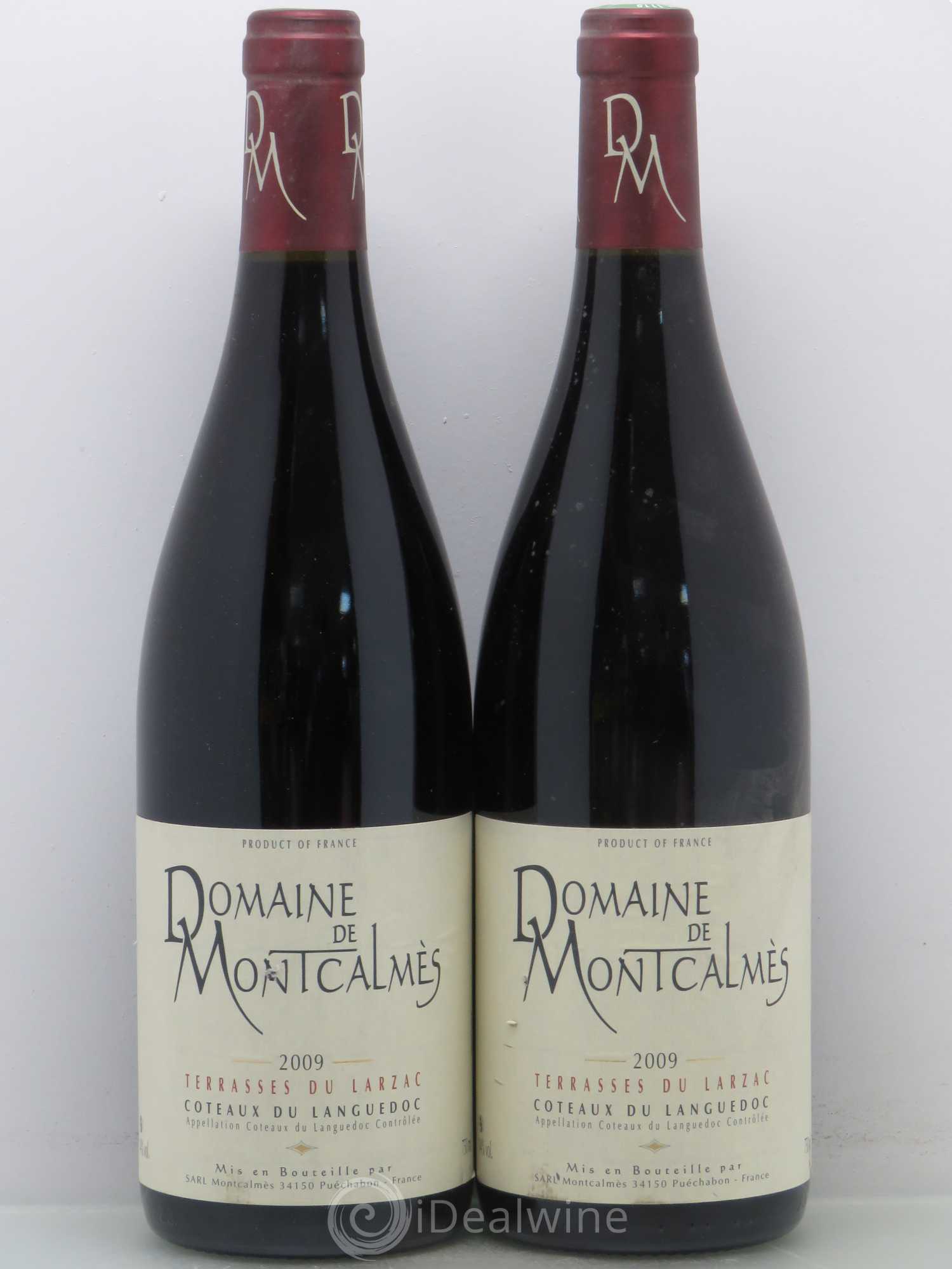 Terrasses du Larzac Domaine de Montcalmès Frédéric Pourtalié 2009 - Lot de 5 bouteilles - 2