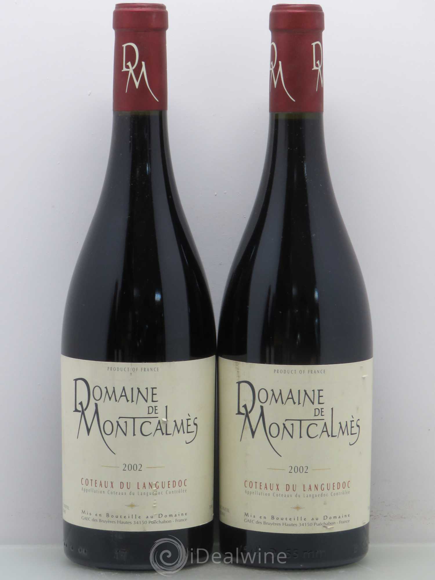 Terrasses du Larzac Domaine de Montcalmès Frédéric Pourtalié 2002 - Lotto di 4 bottiglie - 1