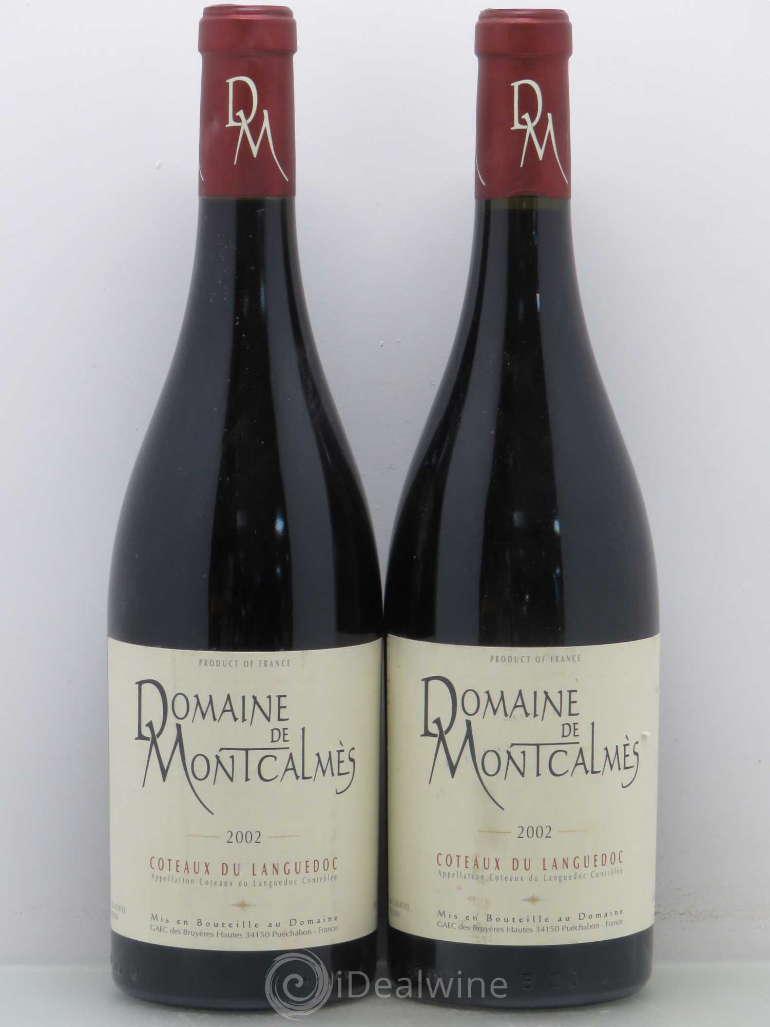 Terrasses du Larzac Domaine de Montcalmès Frédéric Pourtalié 2002 - Lotto di 4 bottiglie - 2