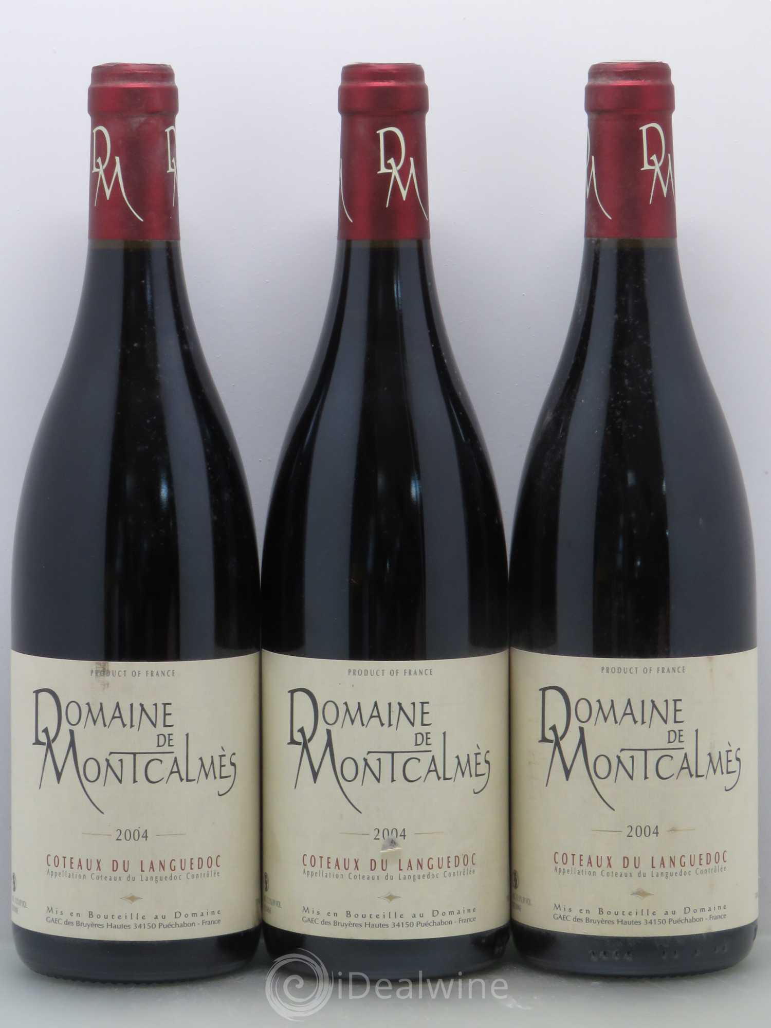 Terrasses du Larzac Domaine de Montcalmès Frédéric Pourtalié 2004 - Lot de 6 bouteilles - 2