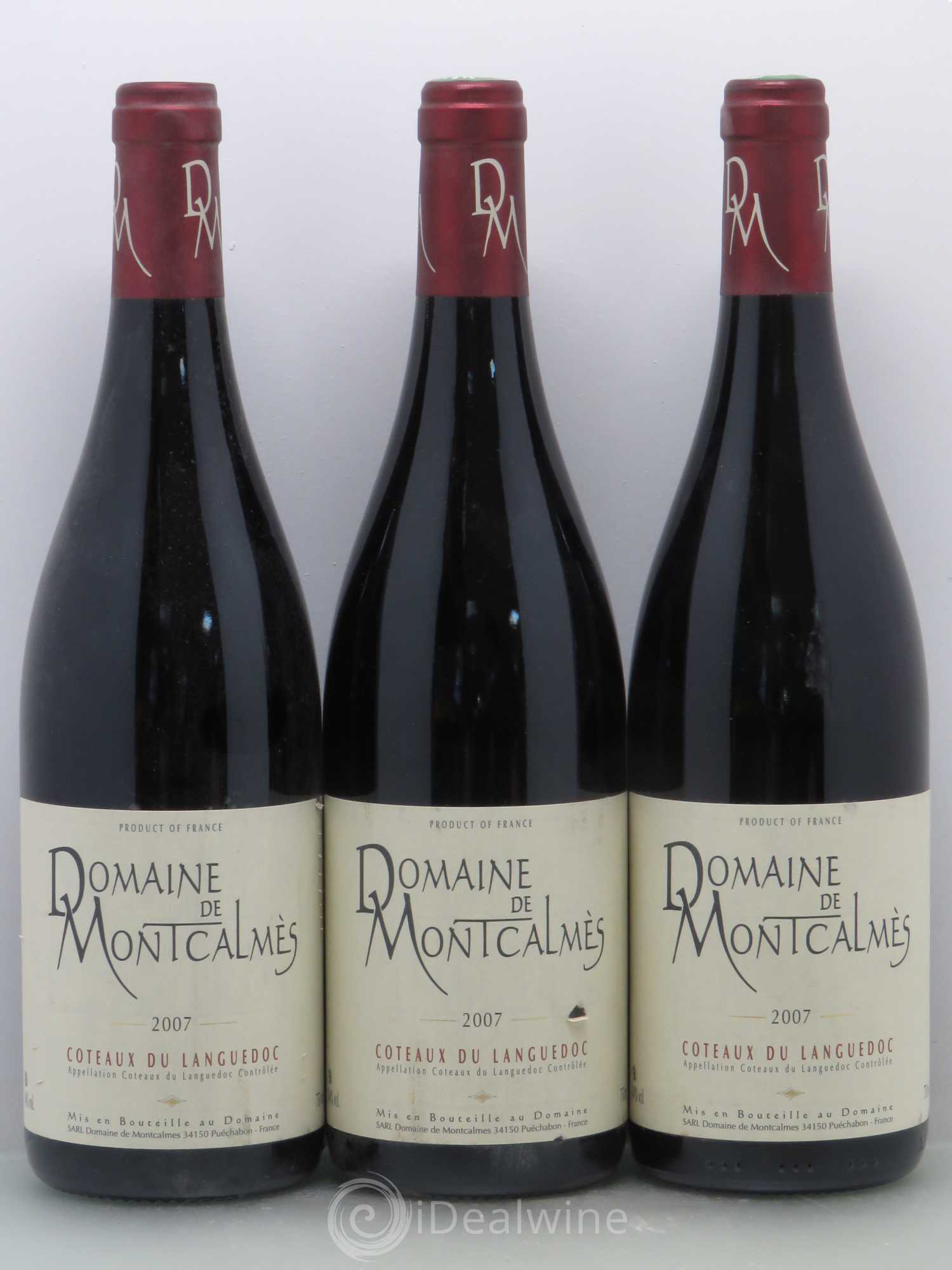 Terrasses du Larzac Domaine de Montcalmès Frédéric Pourtalié 2007 - Lot de 6 bouteilles - 2
