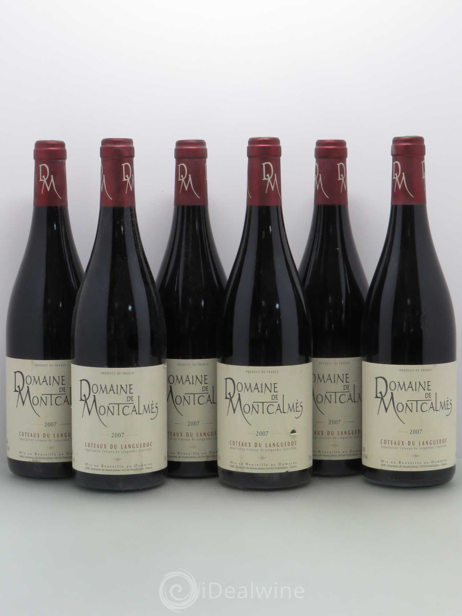 Terrasses du Larzac Domaine de Montcalmès Frédéric Pourtalié 2007 - Lot de 6 bouteilles - 0