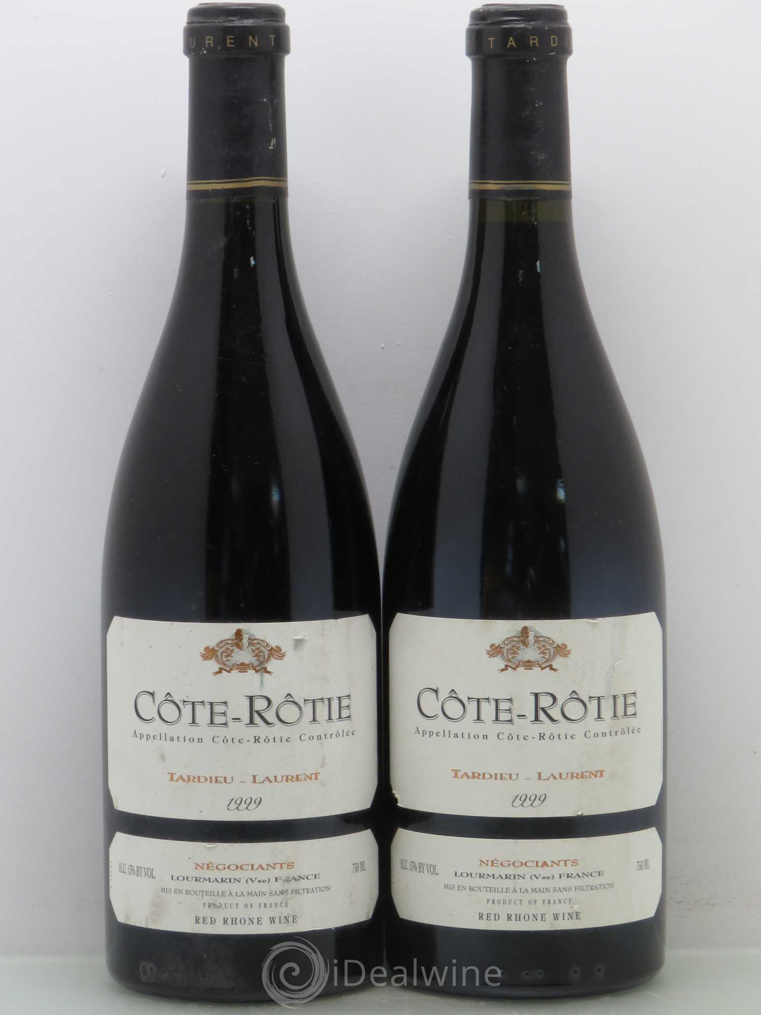 Côte-Rôtie Maison Tardieu-Laurent 1999 - Lot de 2 bouteilles - 0