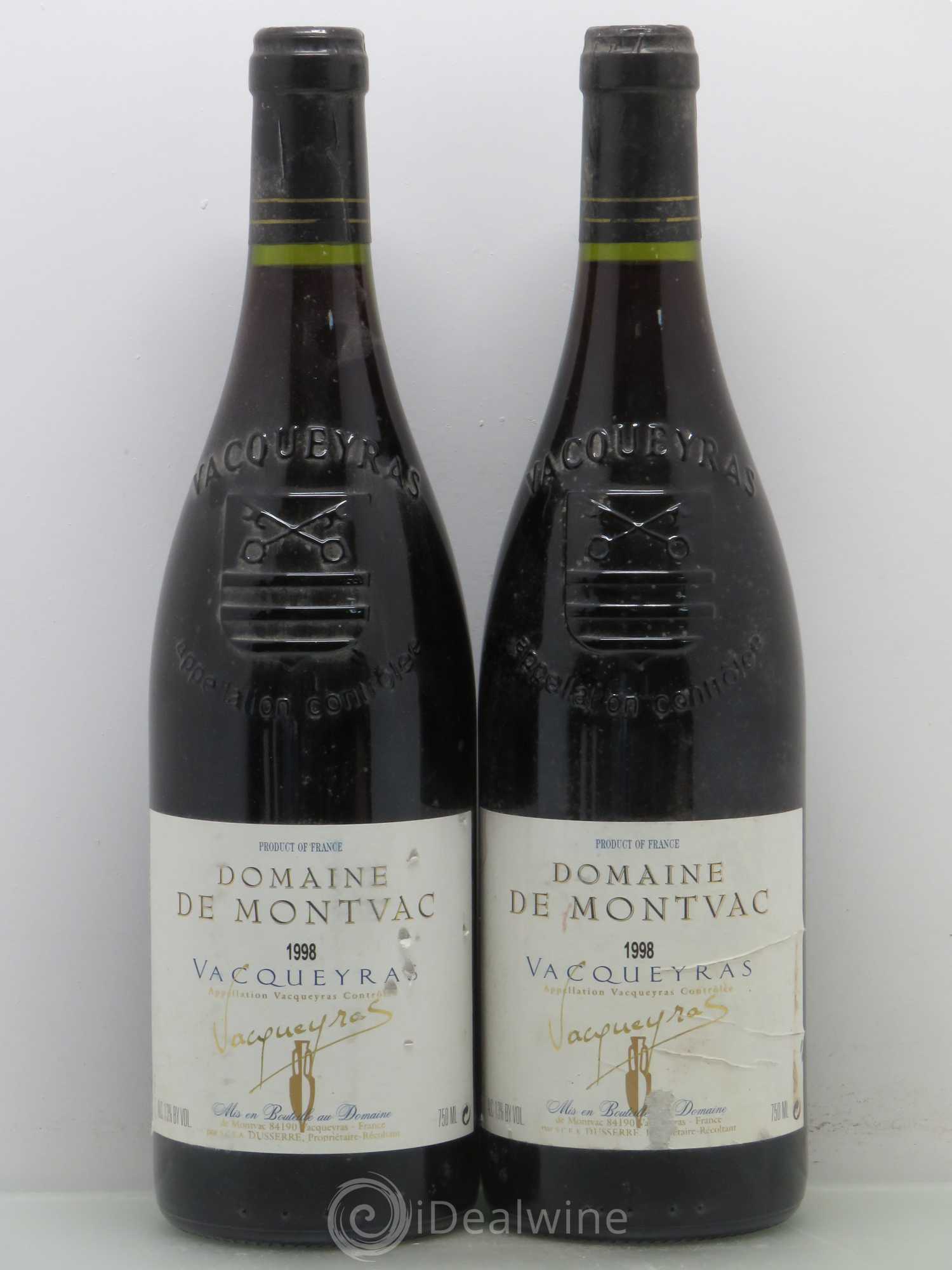 Vacqueyras Domaine De Montvac 1998 - Posten von 4 Flaschen - 1