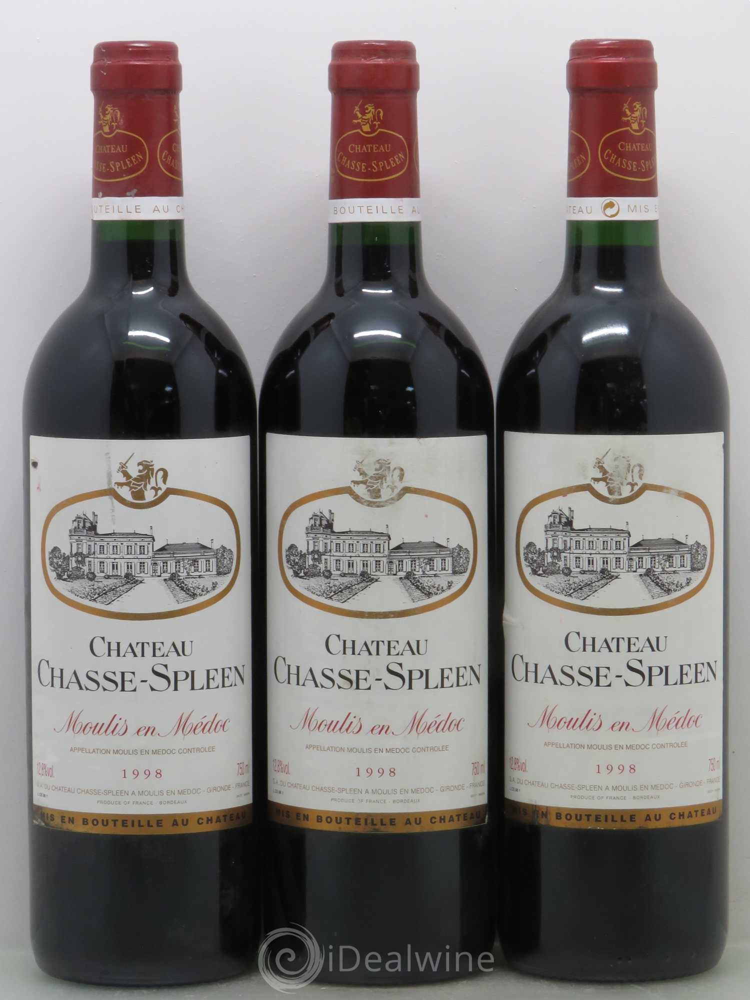 Château Chasse Spleen 1998 - Lot de 6 bouteilles - 2