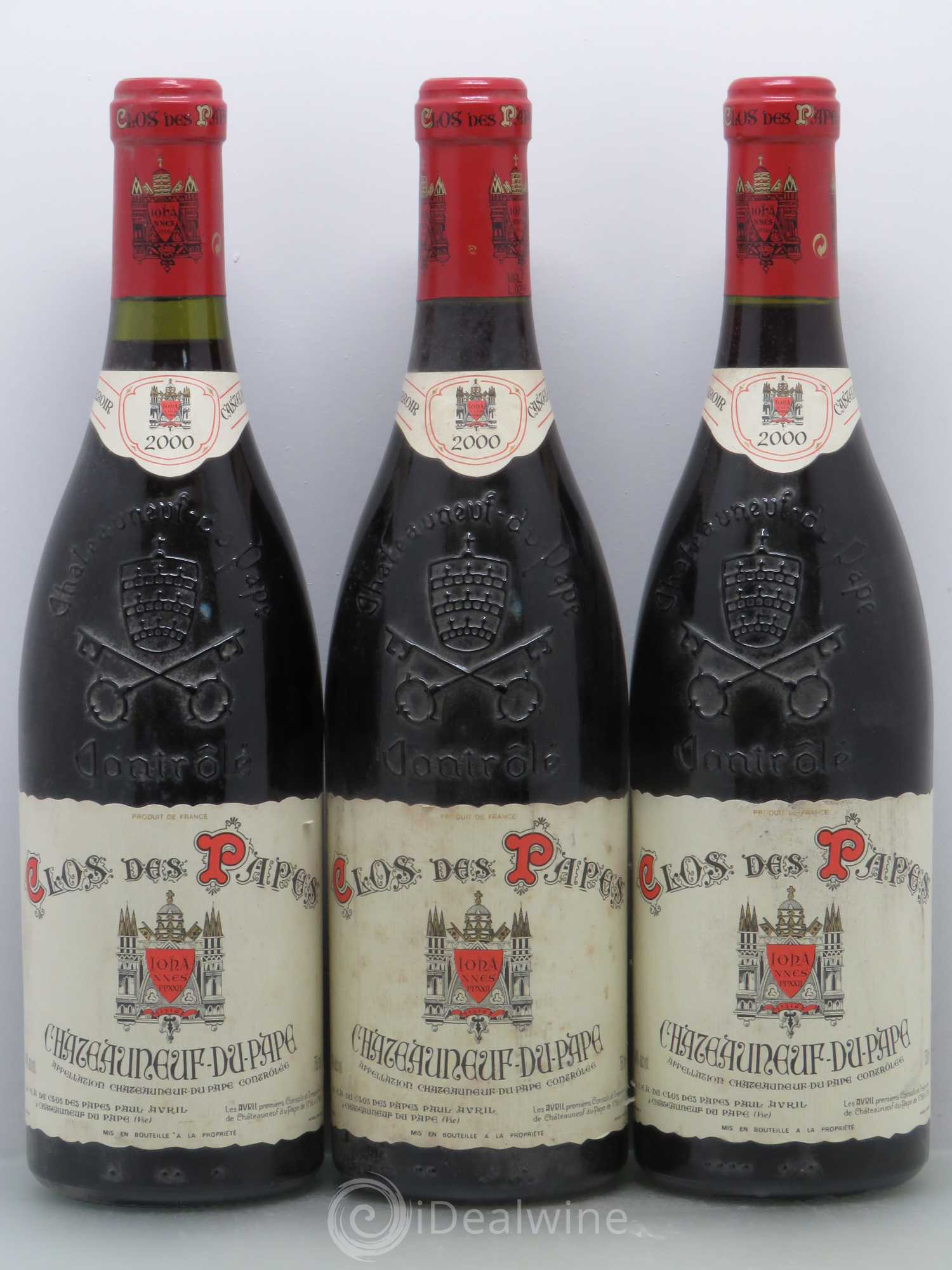 Châteauneuf-du-Pape Clos des Papes - Paul Avril 2000 - Lot de 6 bouteilles - 2