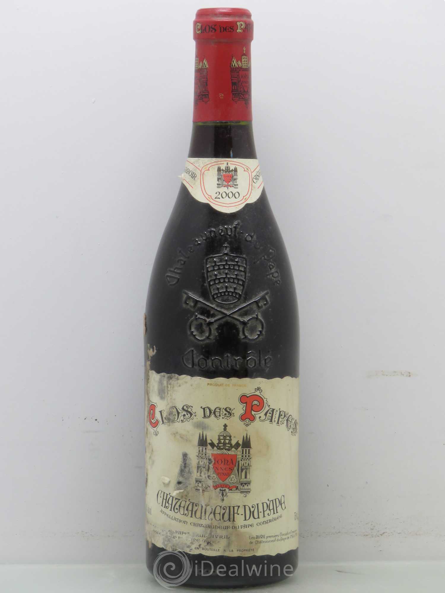 Châteauneuf-du-Pape Clos des Papes - Paul Avril 2000 - Lot de 1 bouteille - 0