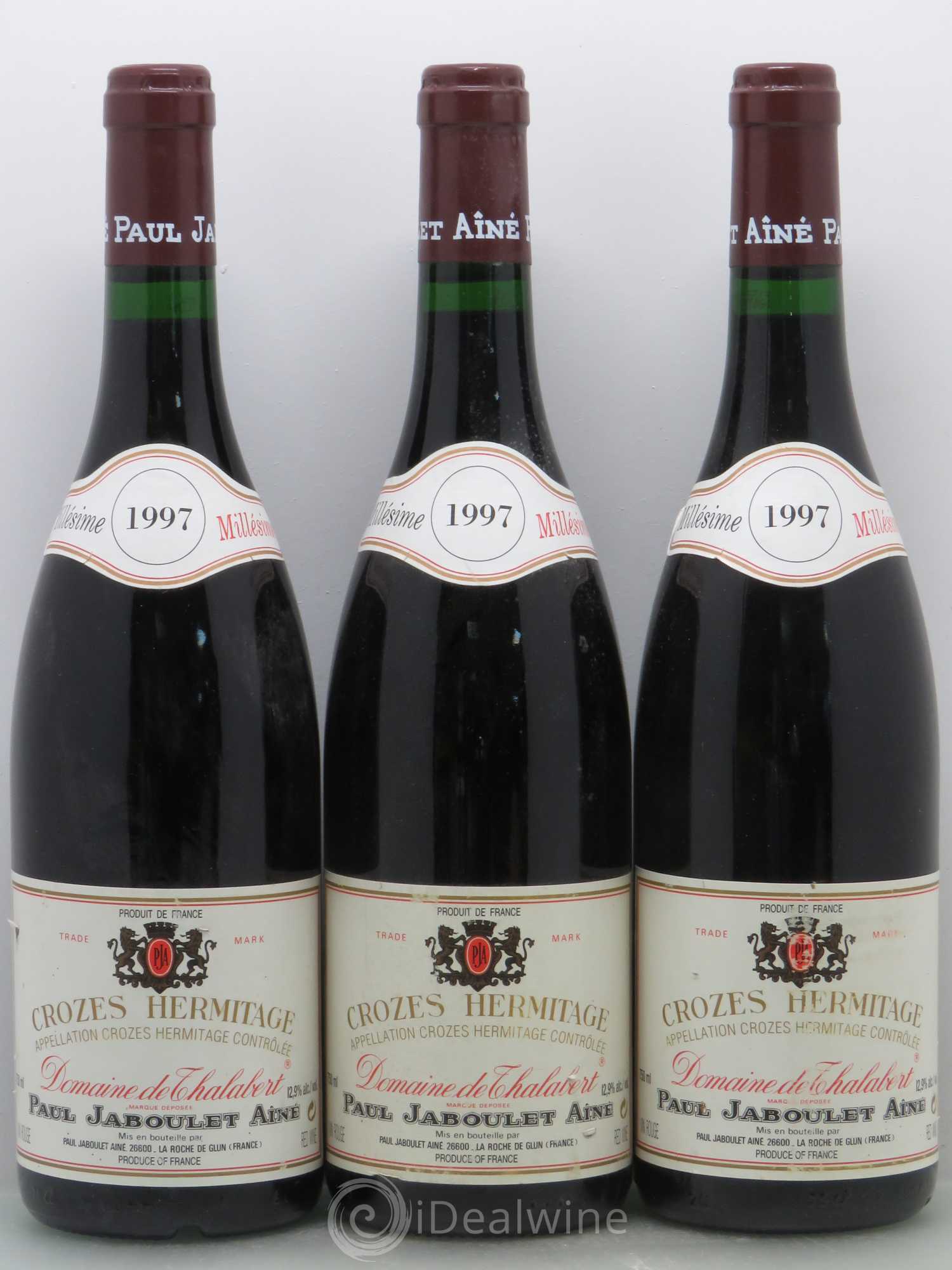 Crozes-Hermitage Domaine de Thalabert Paul Jaboulet Ainé 1997 - Lot de 6 bouteilles - 2