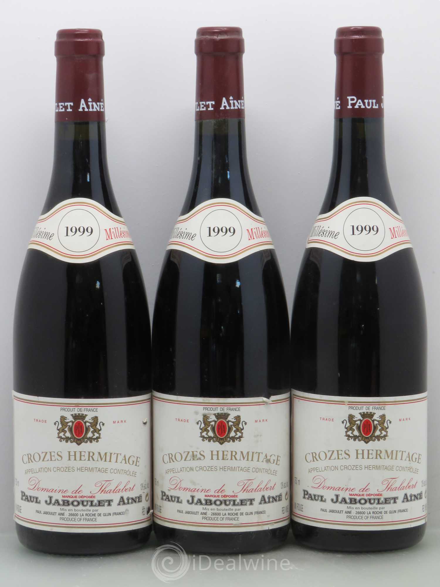 Crozes-Hermitage Domaine de Thalabert Paul Jaboulet Ainé 1999 - Lot de 6 bouteilles - 2