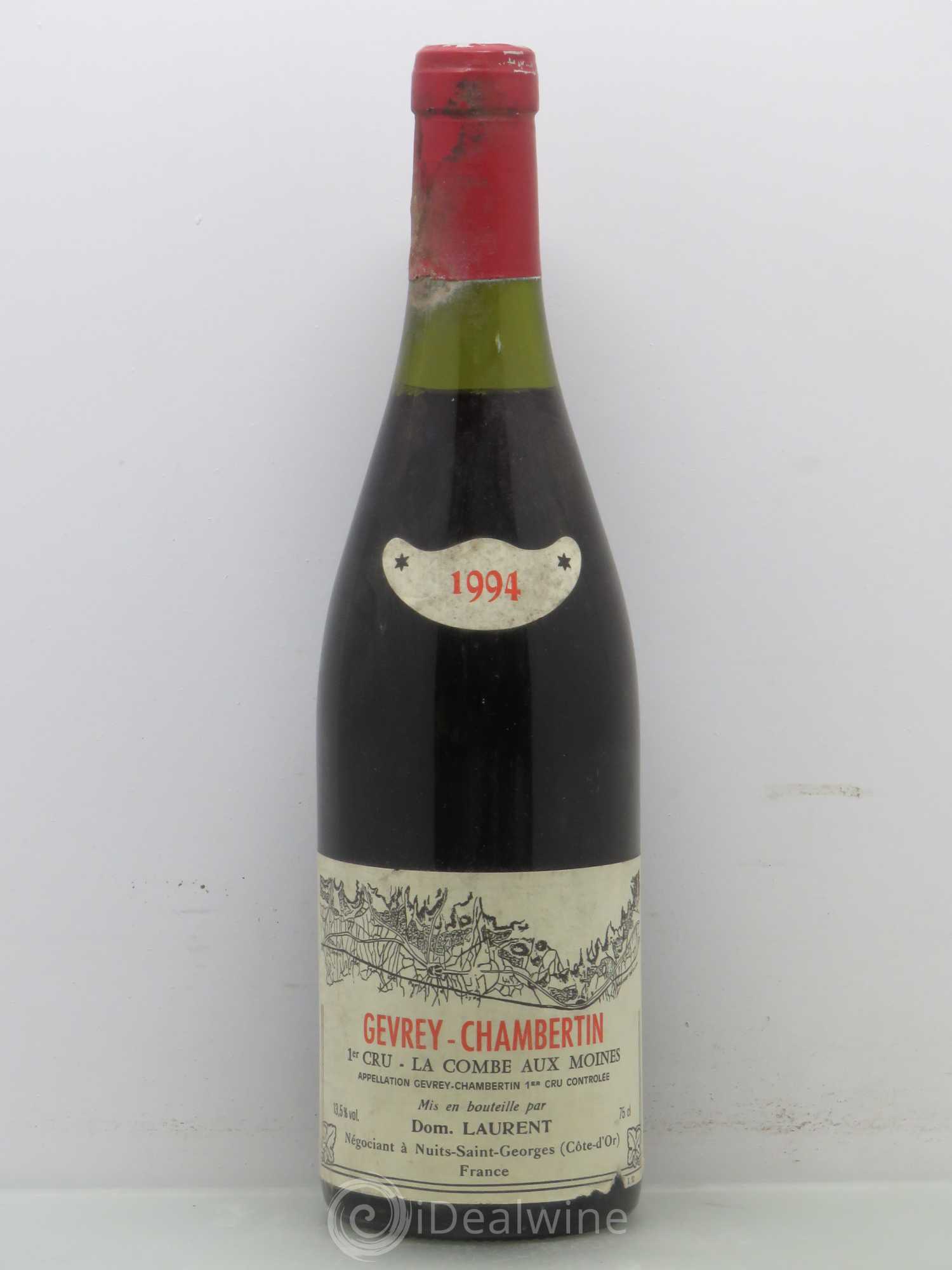 Gevrey-Chambertin 1er Cru La Combe Aux Moines Dominique Laurent 1994 - Posten von 1 Flasche - 0