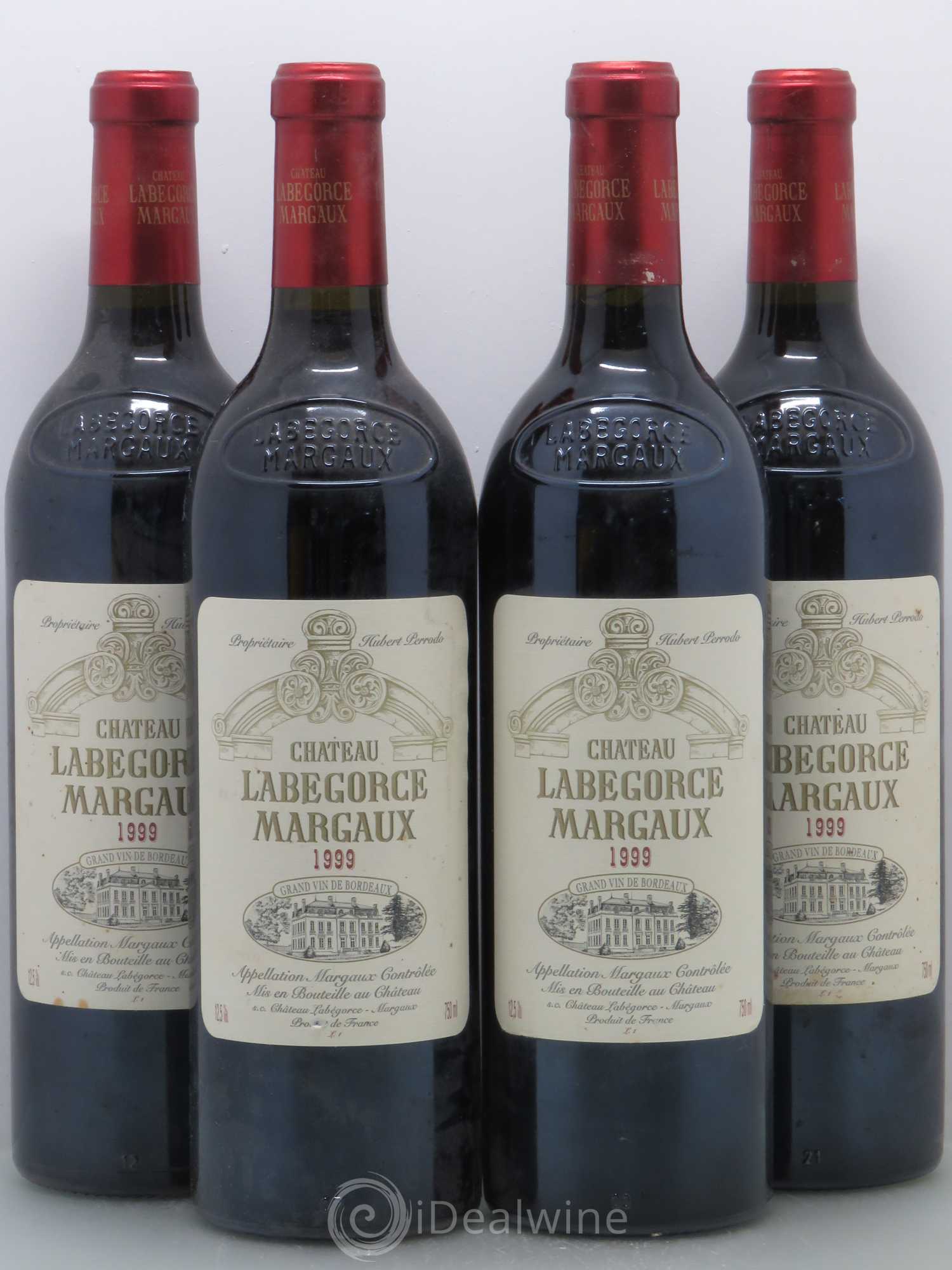 Château Labegorce Cru Bourgeois 1999 - Lot de 4 bouteilles - 0