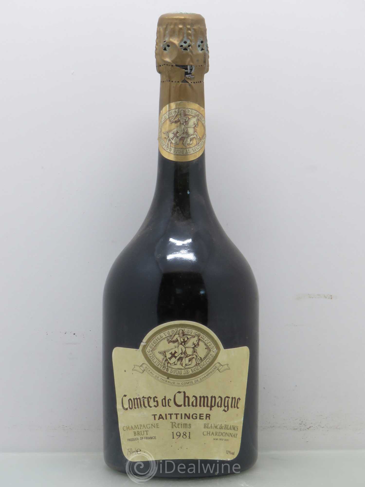 Comtes de Champagne Taittinger 1981 - Lot de 1 bouteille - 0