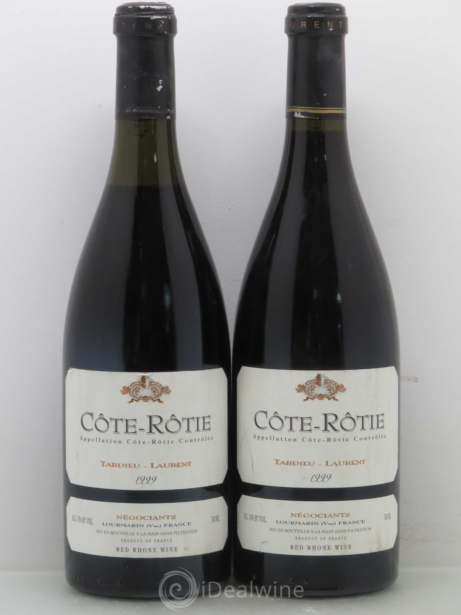Côte-Rôtie Maison Tardieu-Laurent 1999 - Lot de 2 bouteilles - 0
