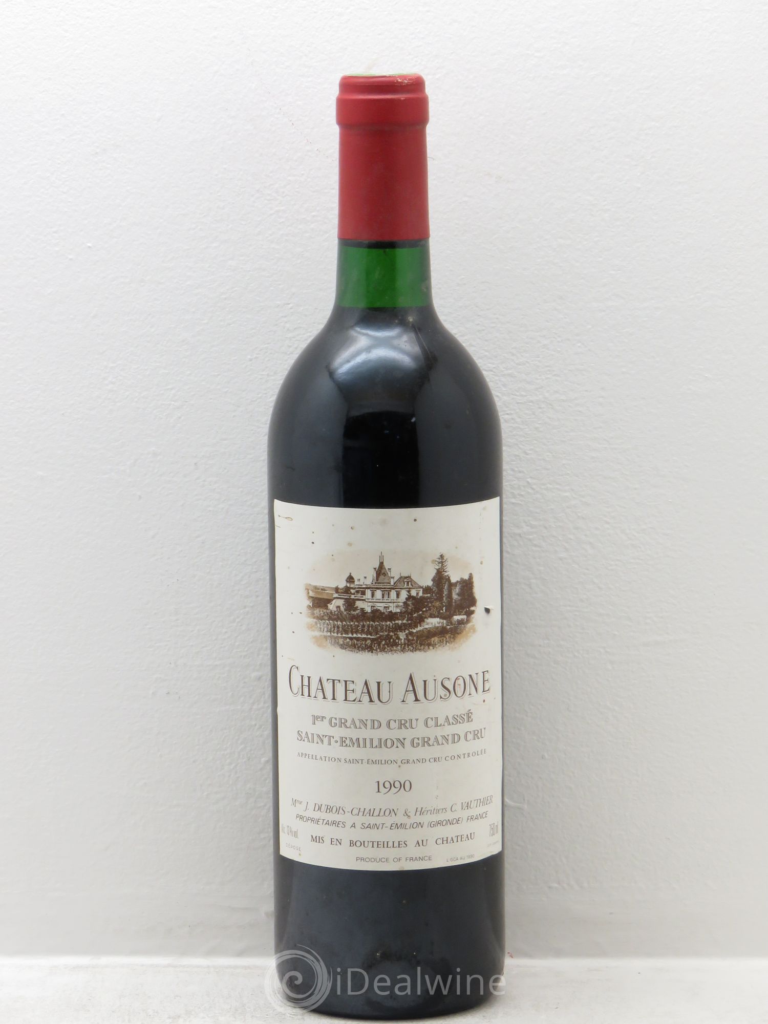 Château Ausone 1er Grand Cru Classé A 1990 - Lot de 1 bouteille - 0