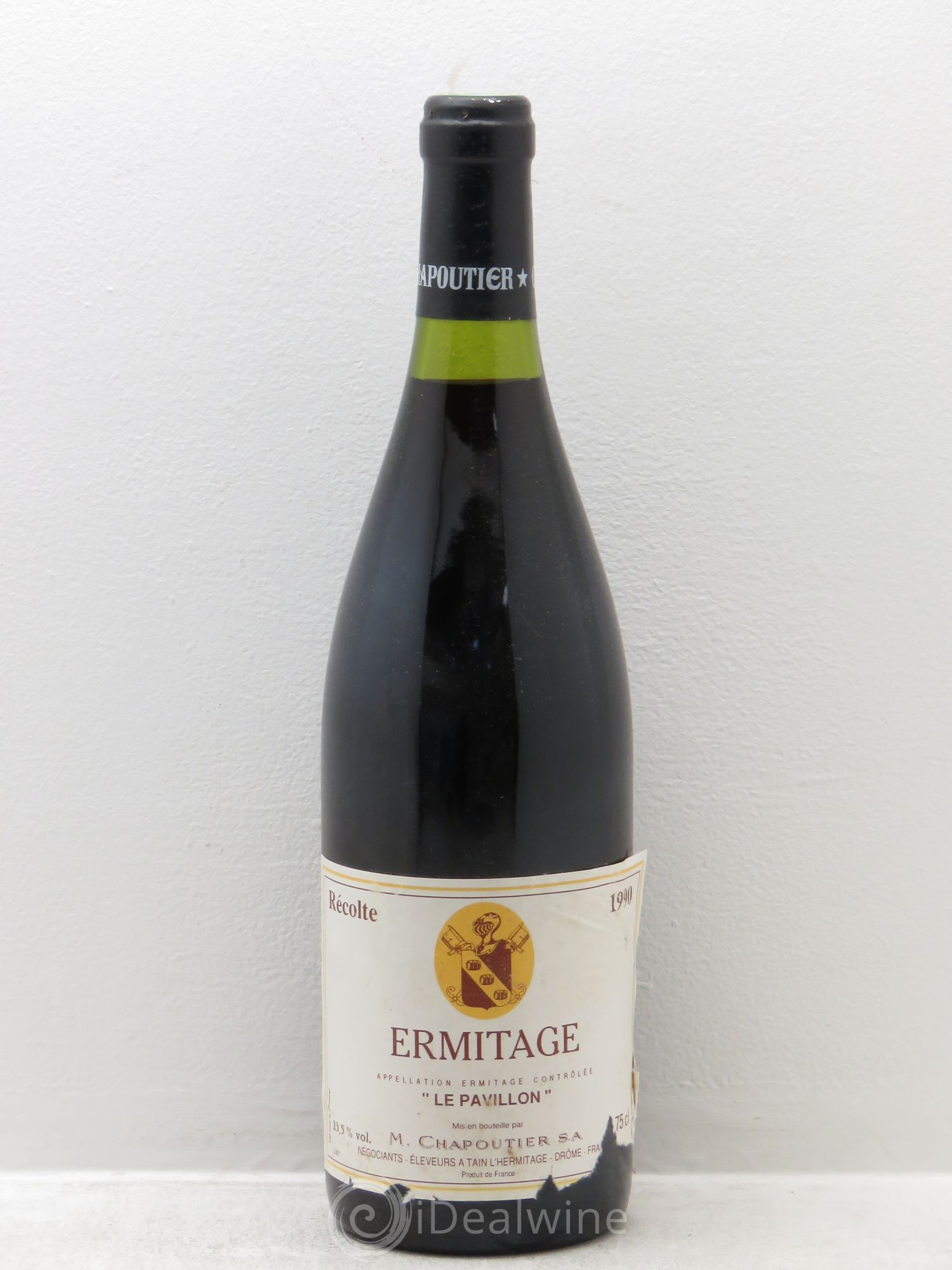 Hermitage Ermitage Le Pavillon Chapoutier 1990 - Lot de 1 bouteille - 0