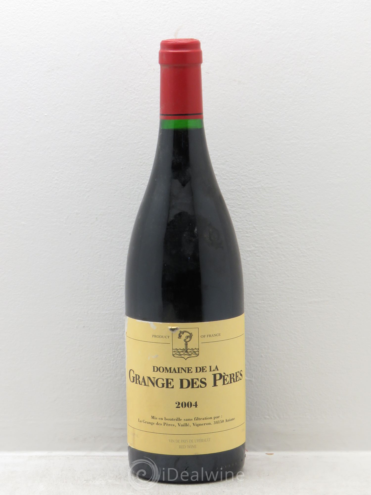 Pays d'Hérault Grange des Pères Laurent Vaillé 2004 - Lot de 6 bouteilles - 0