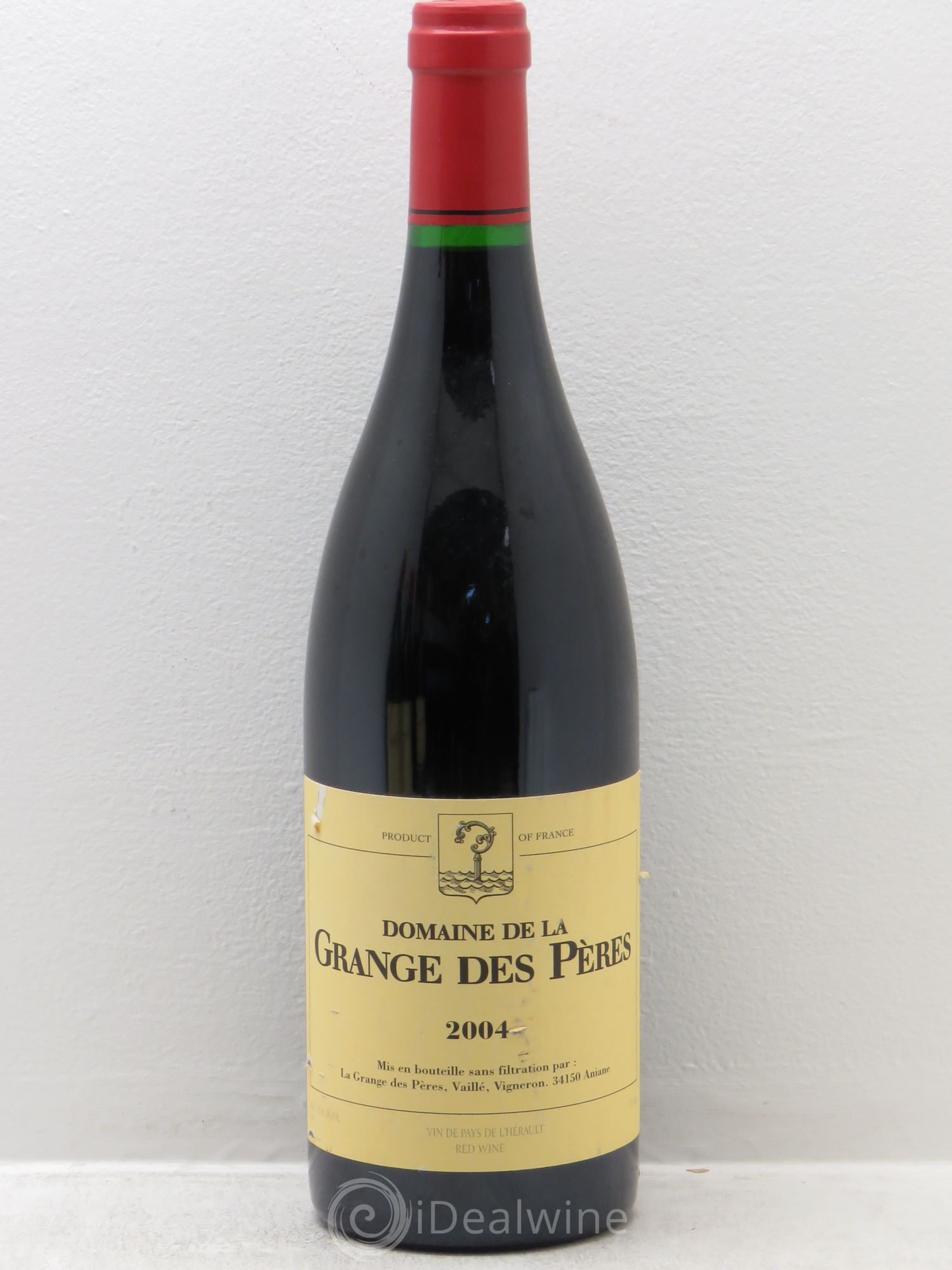 Pays d'Hérault Grange des Pères Laurent Vaillé 2004 - Lot de 1 bouteille - 0