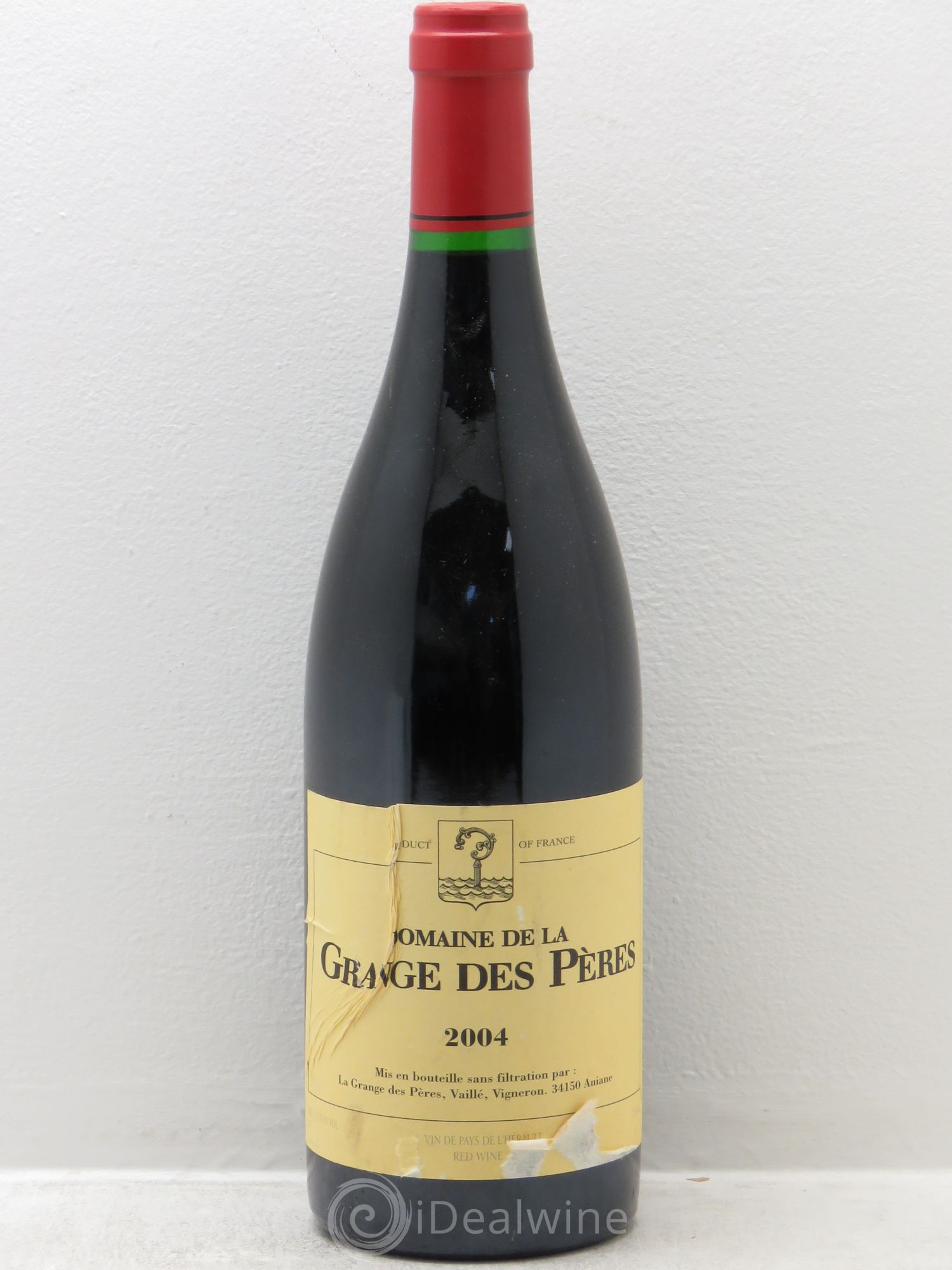 Pays d'Hérault Grange des Pères Laurent Vaillé 2004 - Lot de 1 bouteille - 0
