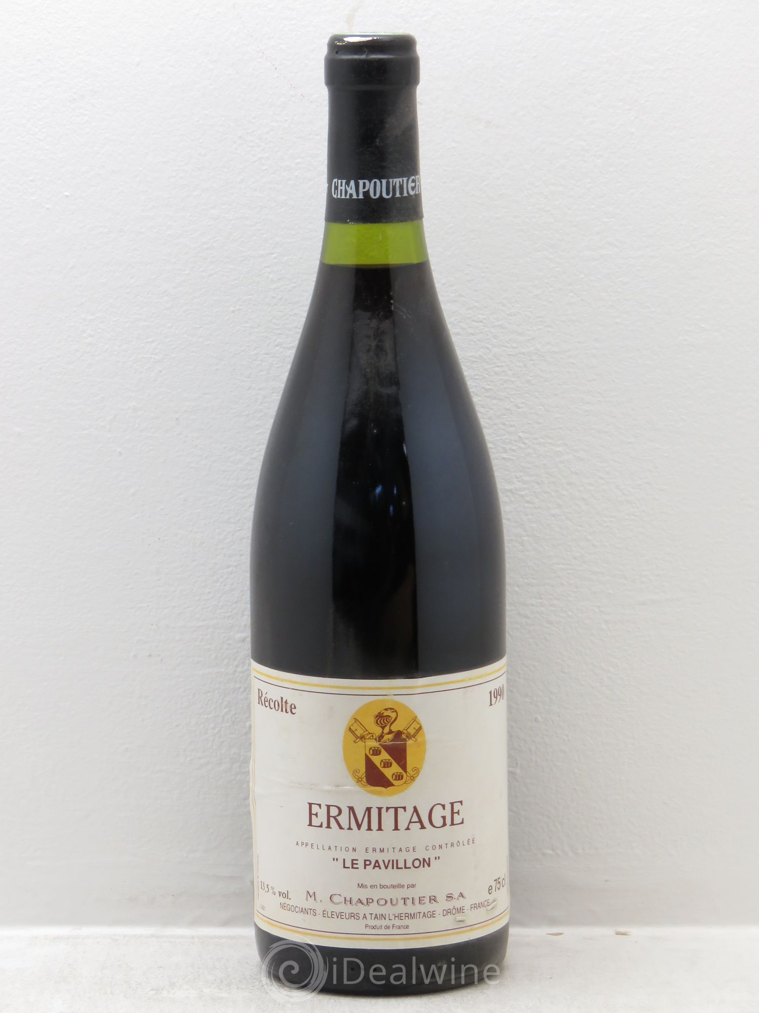 Hermitage Ermitage Le Pavillon Chapoutier 1990 - Lot de 1 bouteille - 0