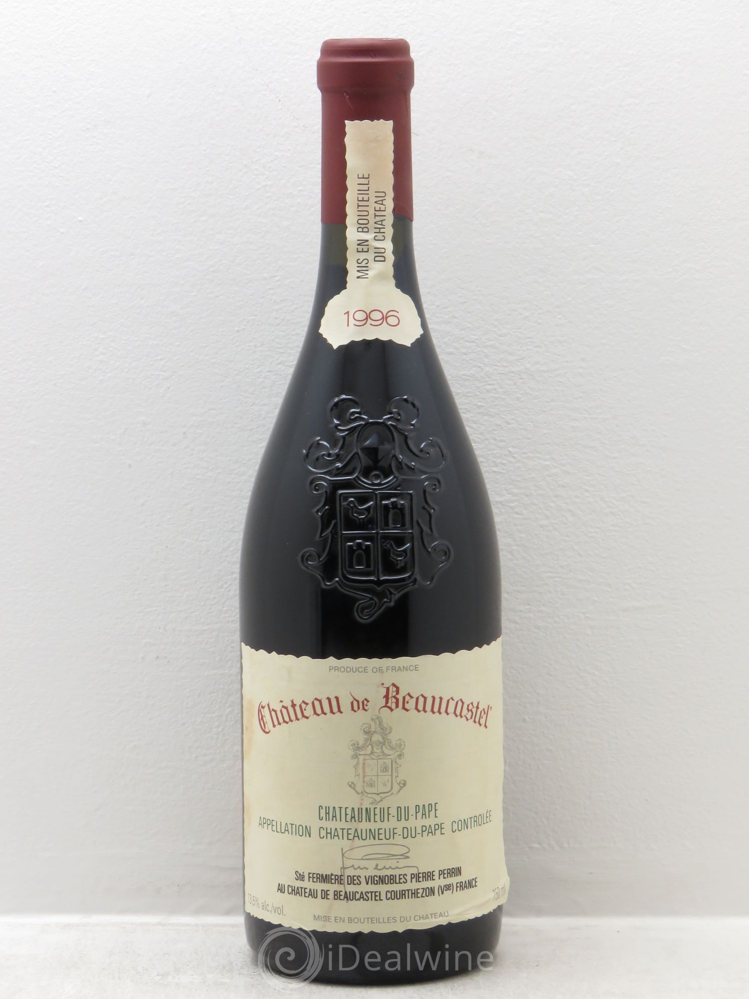 Châteauneuf-du-Pape Château de Beaucastel Famille Perrin 1996 - Lot de 1 bouteille - 0