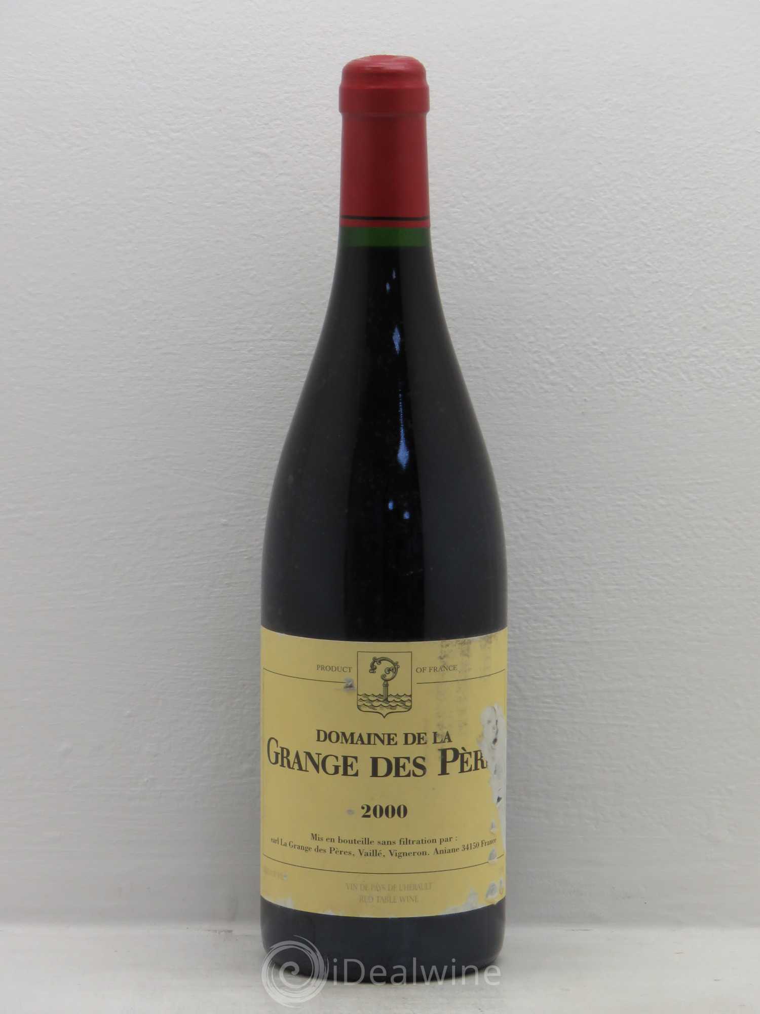 Pays d'Hérault Grange des Pères Laurent Vaillé 2000 - Lot de 1 bouteille - 0